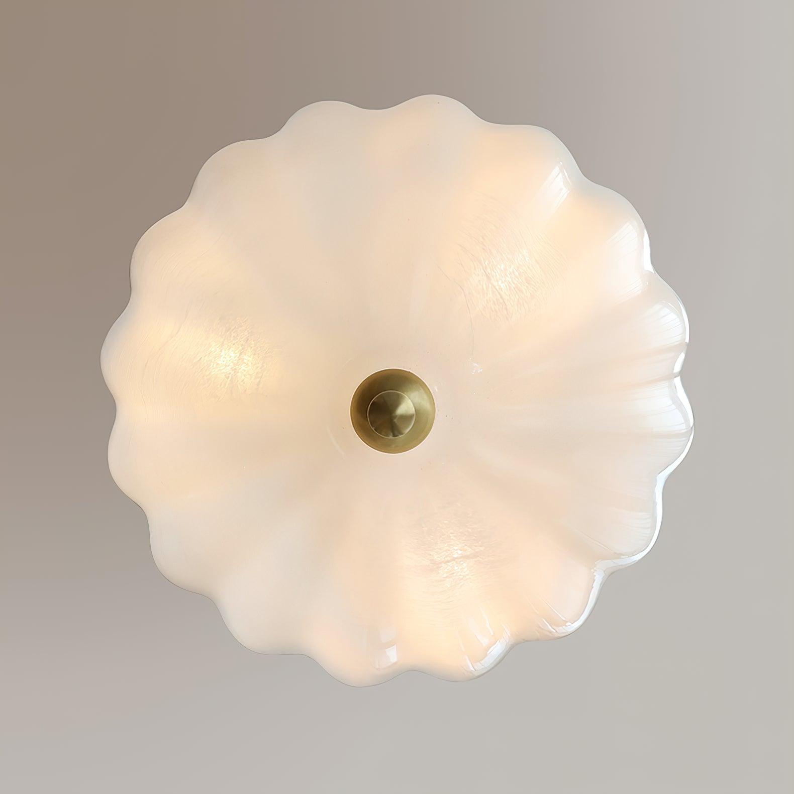 Lustra Chandelier Glass Bowl Brass Chain - Letslighting