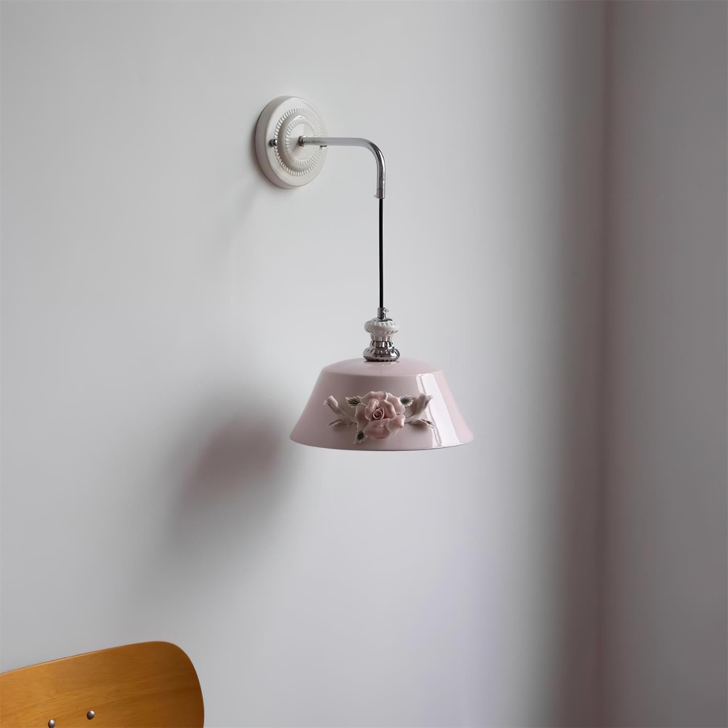 Roselune Wall Lamp Porcelain Floral Romance - Letslighting