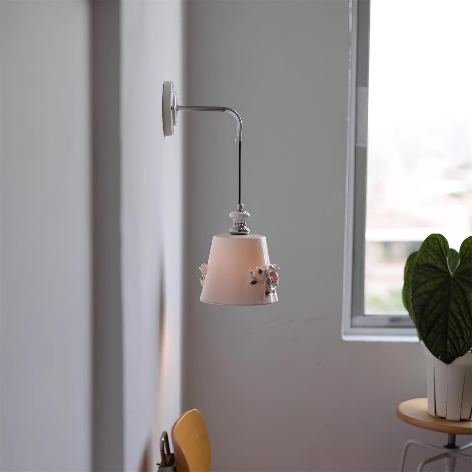 Roselune Wall Lamp Porcelain Floral Romance - Letslighting