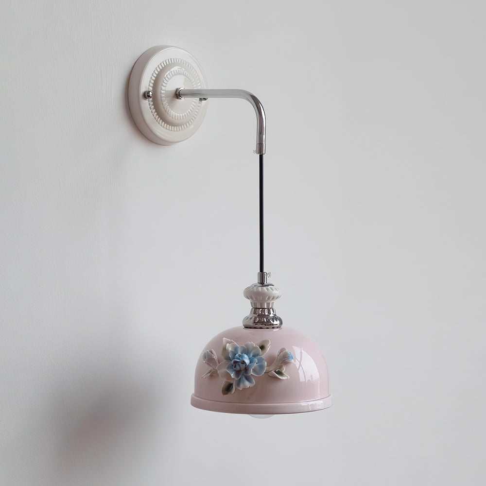 Roselune Wall Lamp Porcelain Floral Romance - Letslighting