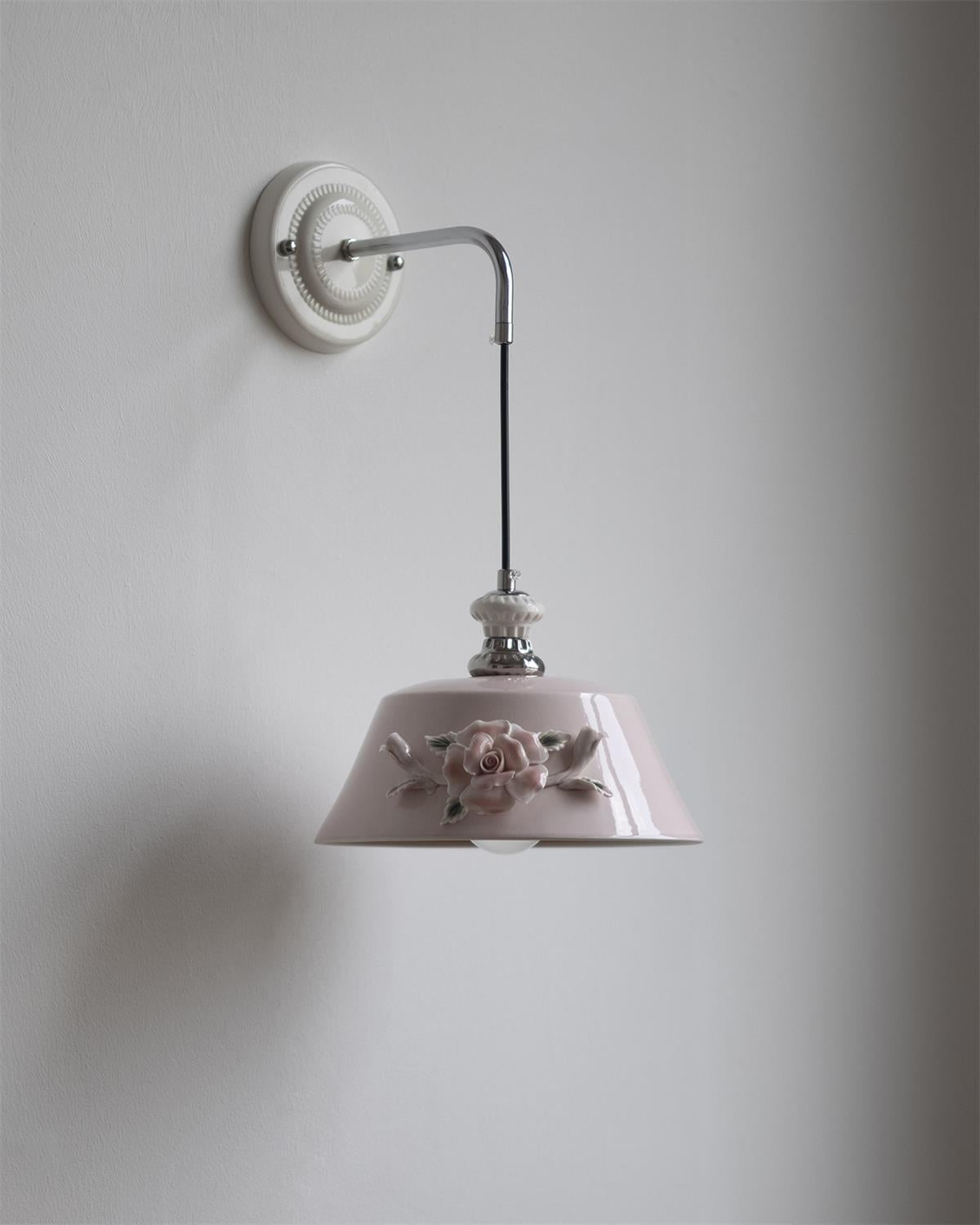 Roselune Wall Lamp Porcelain Floral Romance - Letslighting