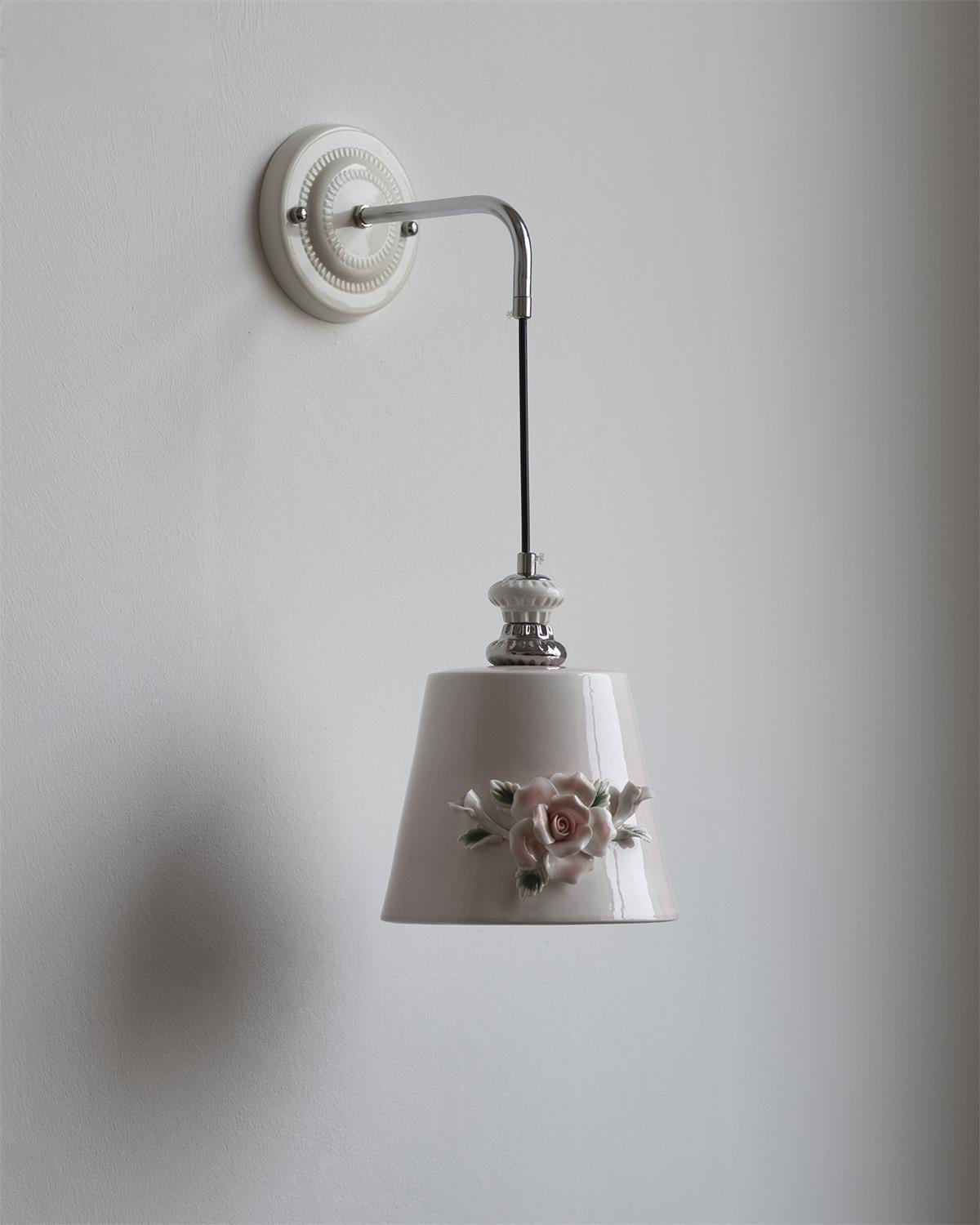 Roselune Wall Lamp Porcelain Floral Romance - Letslighting