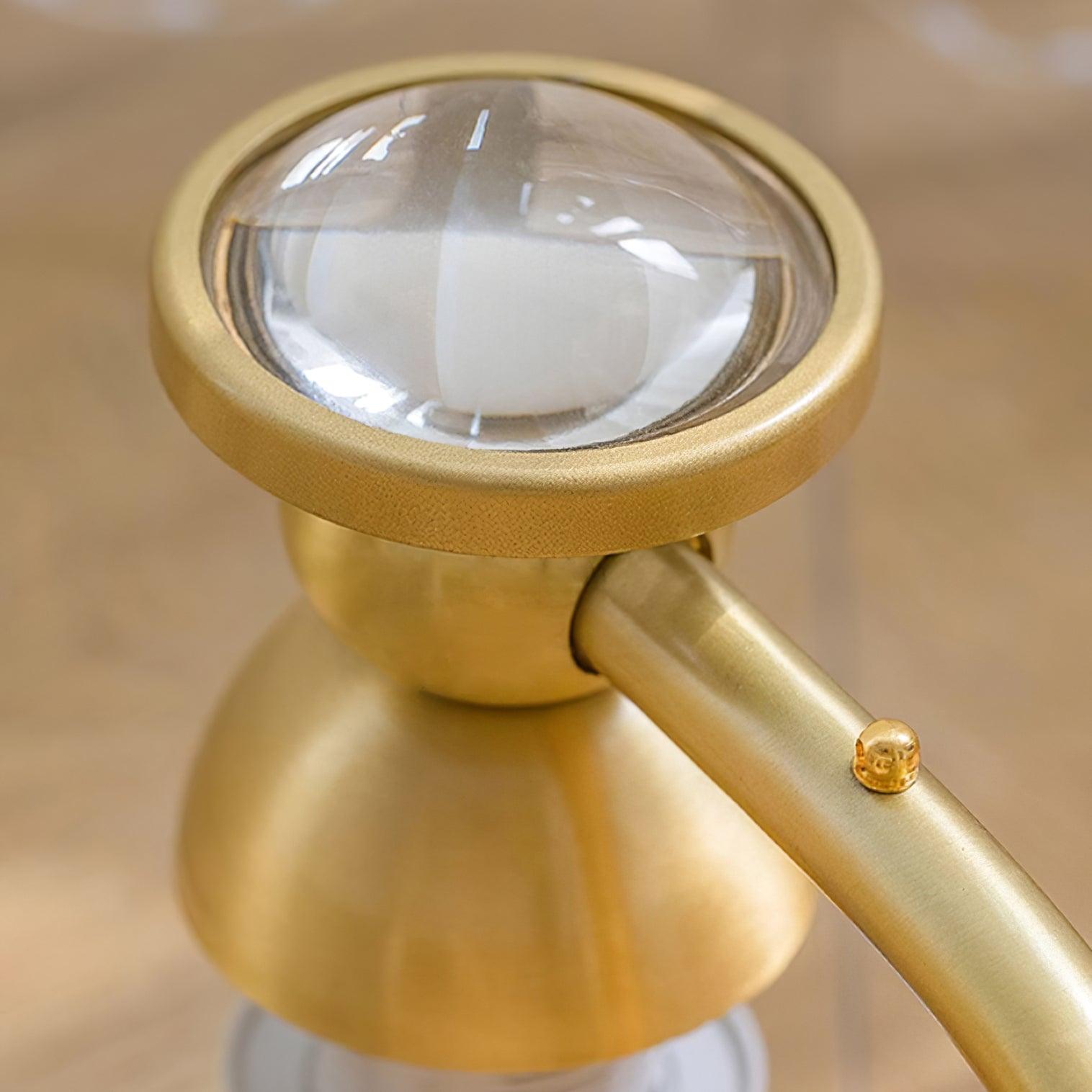 Landi Chandelier Rose Glass Petal Draped - Letslighting