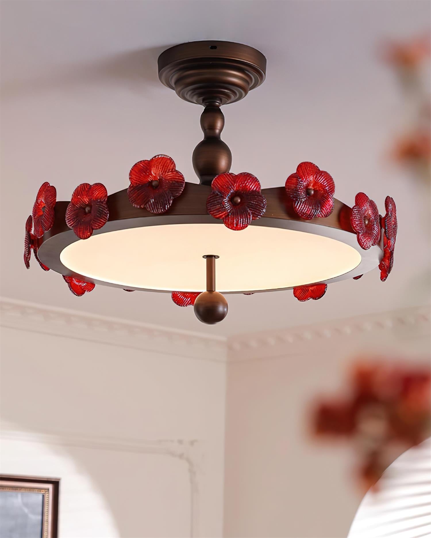 Rosetta Floral Ceiling Lamp - Letslighting