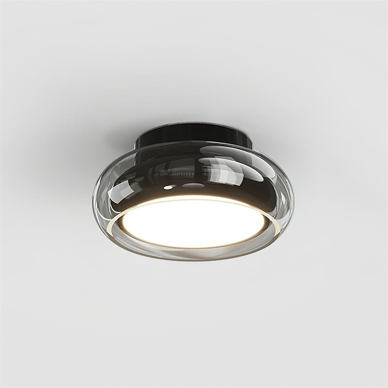 Valentina Retro Glass Flush Mount Ceiling Light
