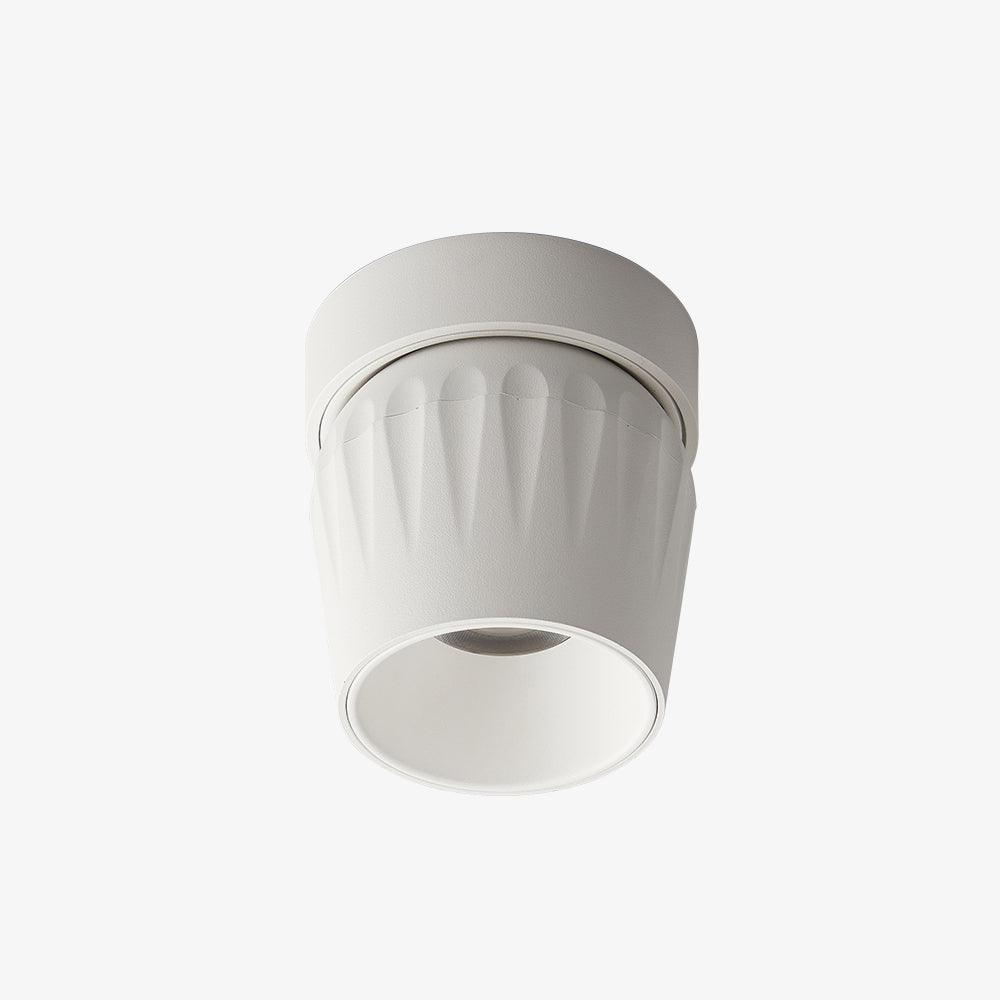 Solara Spotlight Aluminum Ribbed Rotatable Minimalist - Letslighting