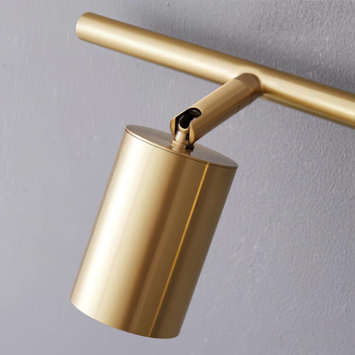 Grover Rotatable Brass Spotlight Wall Light - Letslighting