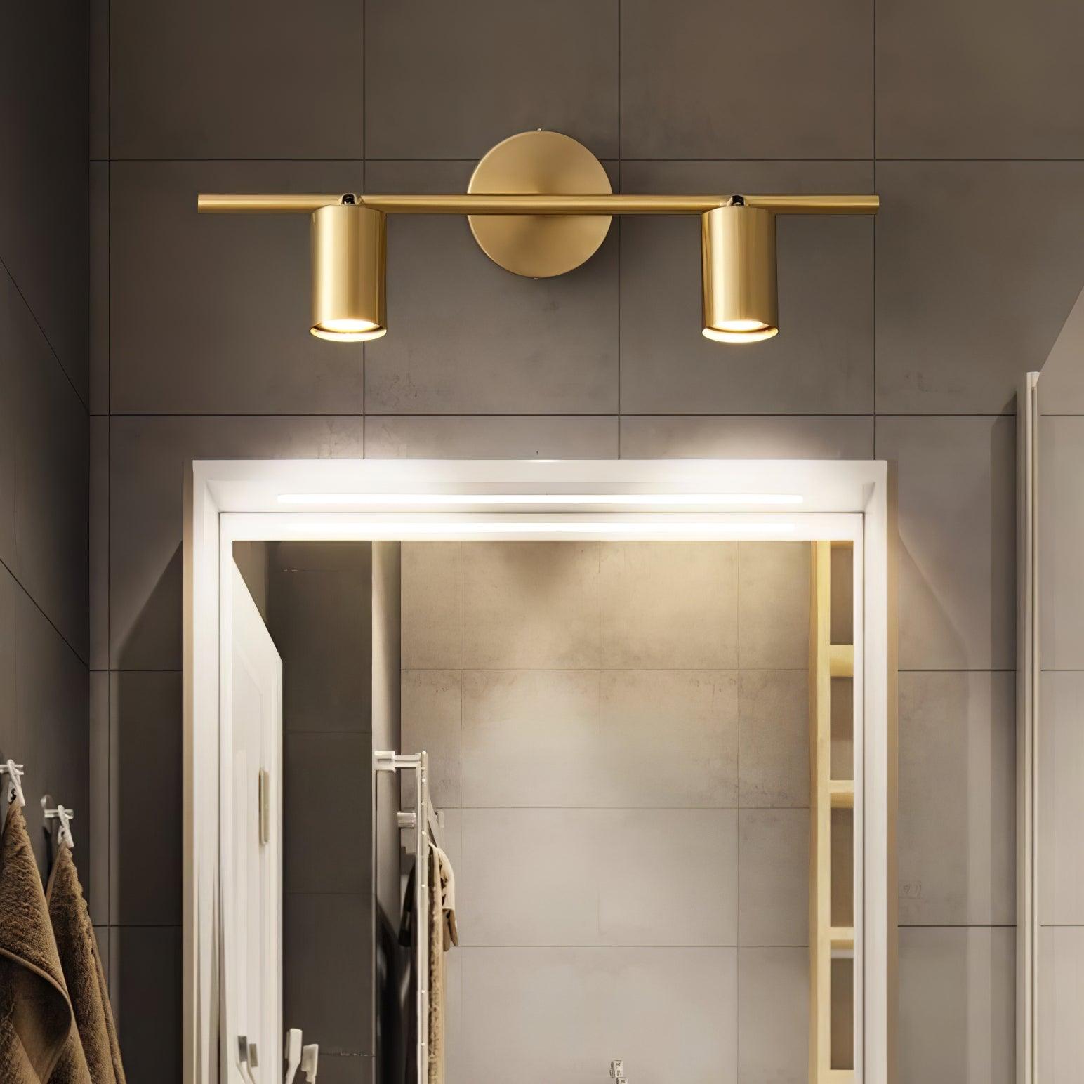 Grover Rotatable Brass Spotlight Wall Light - Letslighting