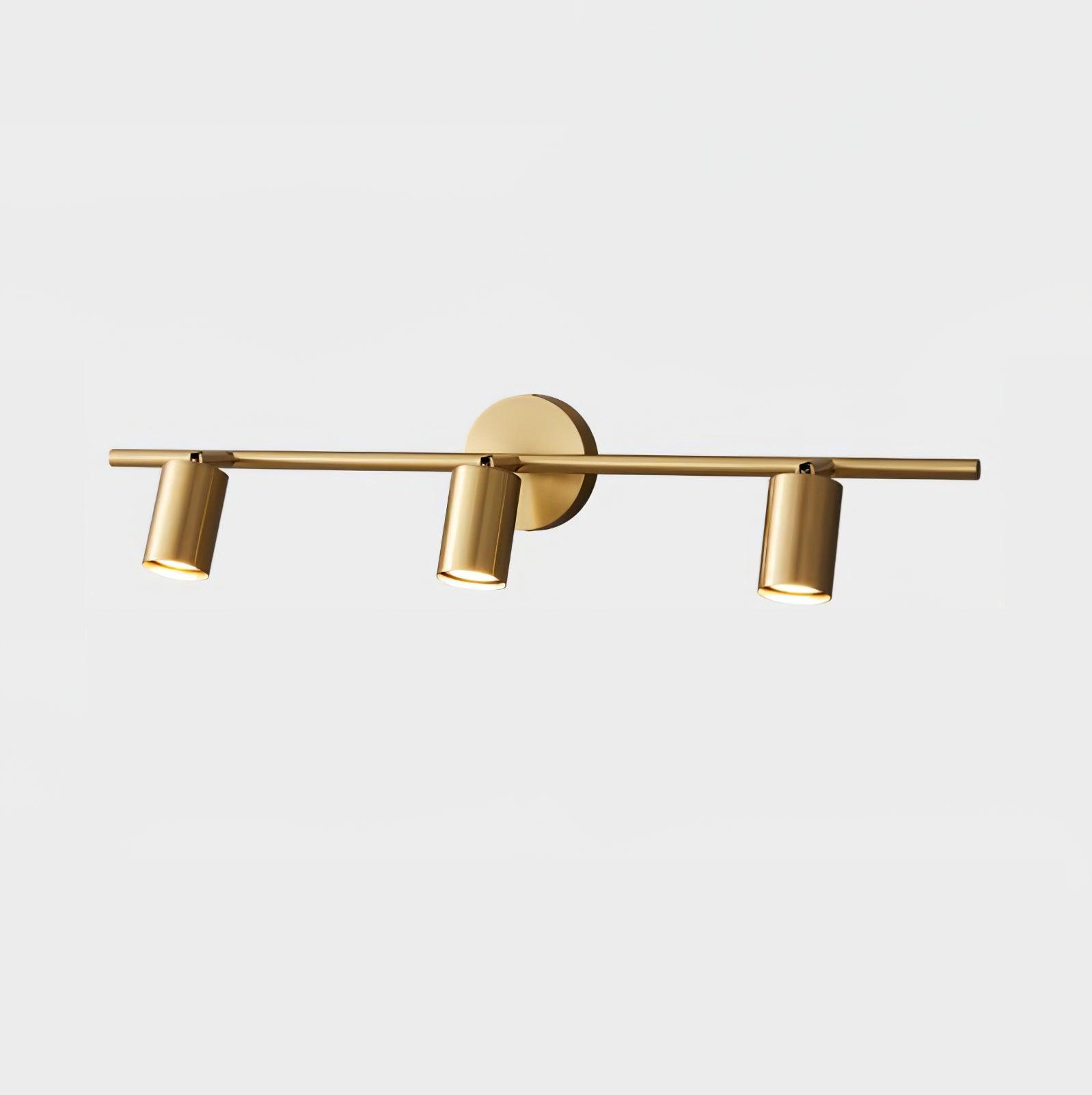 Grover Rotatable Brass Spotlight Wall Light - Letslighting