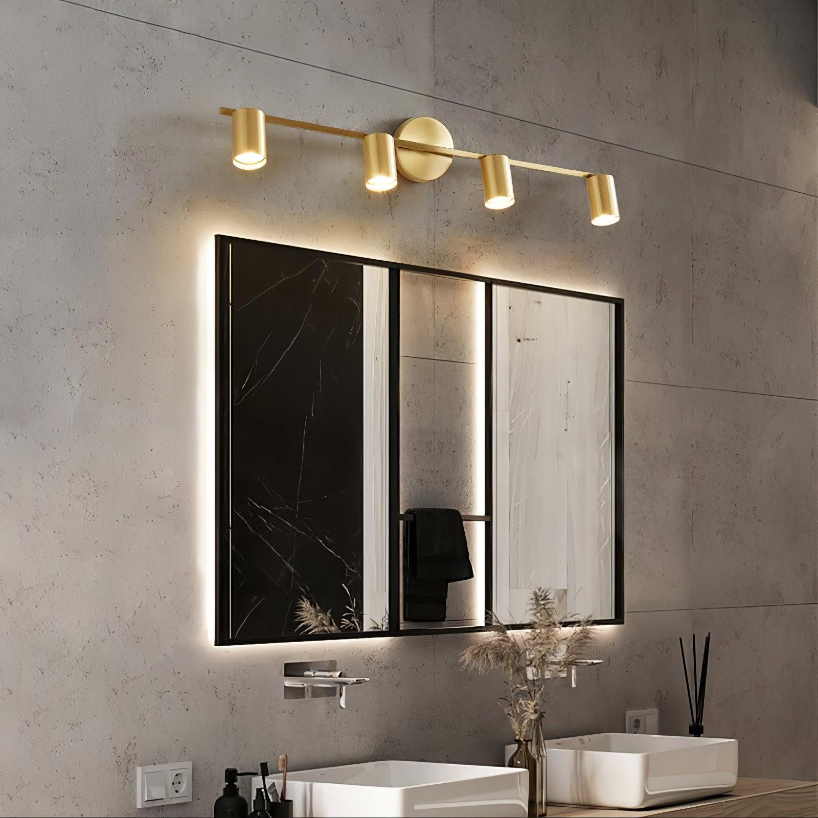 Grover Rotatable Brass Spotlight Wall Light - Letslighting