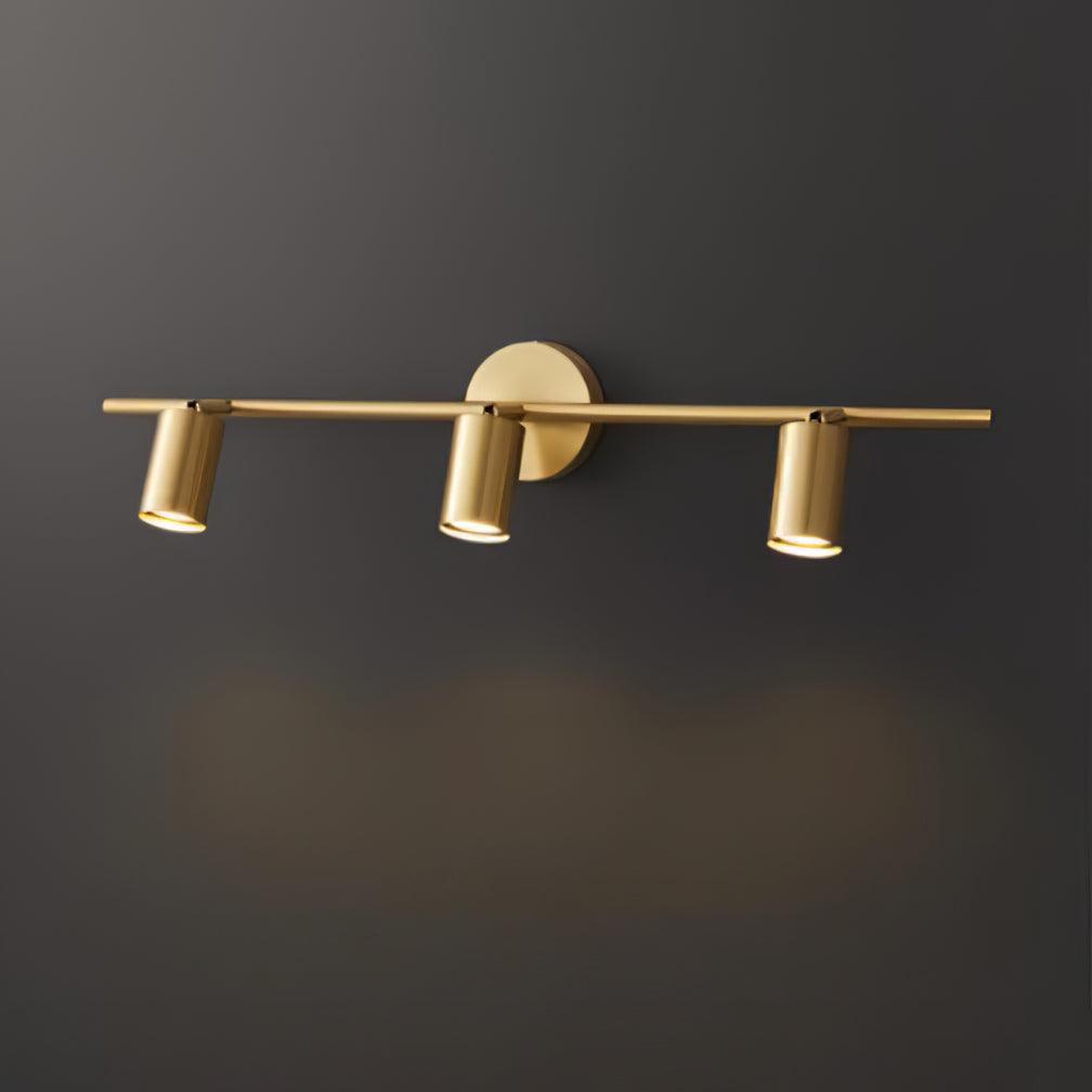 Grover Rotatable Brass Spotlight Wall Light - Letslighting