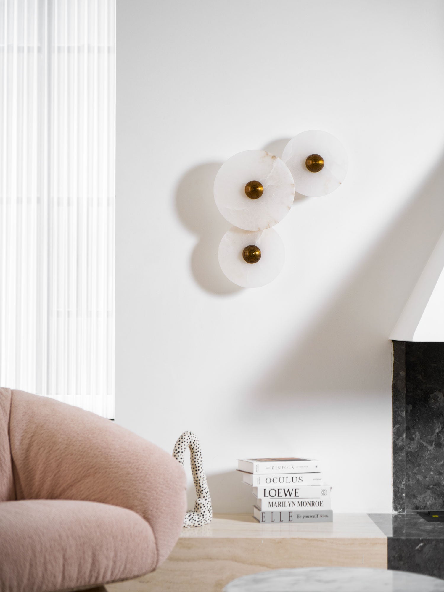 Selene Minimalist Alabaster Ceiling Light - Letslighting