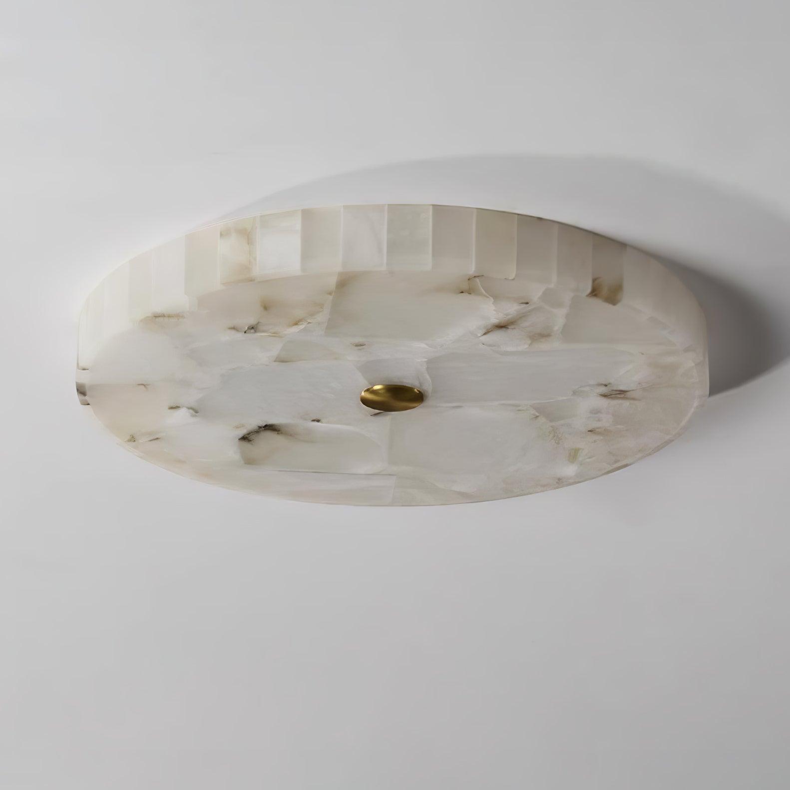 Kristy Round Alabaster Ceiling Lamp