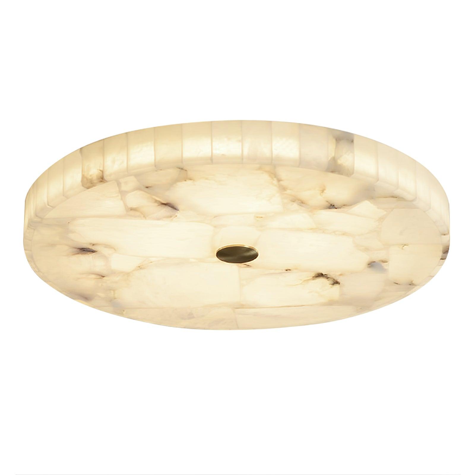 Kristy Round Alabaster Ceiling Lamp