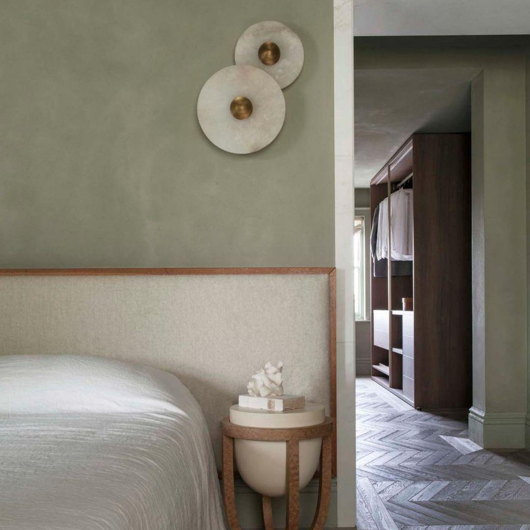 Kristy Alabaster Combination Wall Lamp - Letslighting