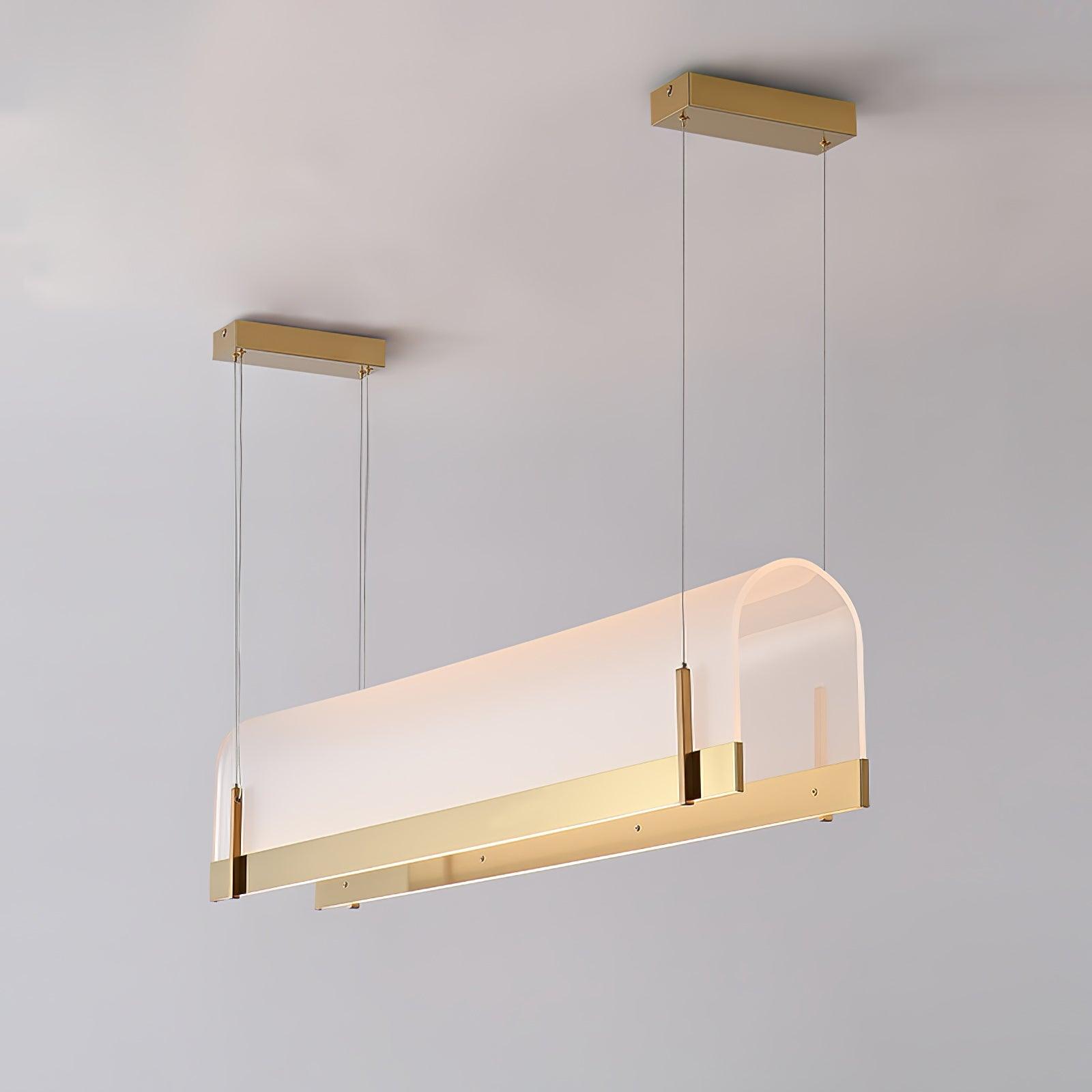 Cevinen Linear Gold Pendant Light - Letslighting