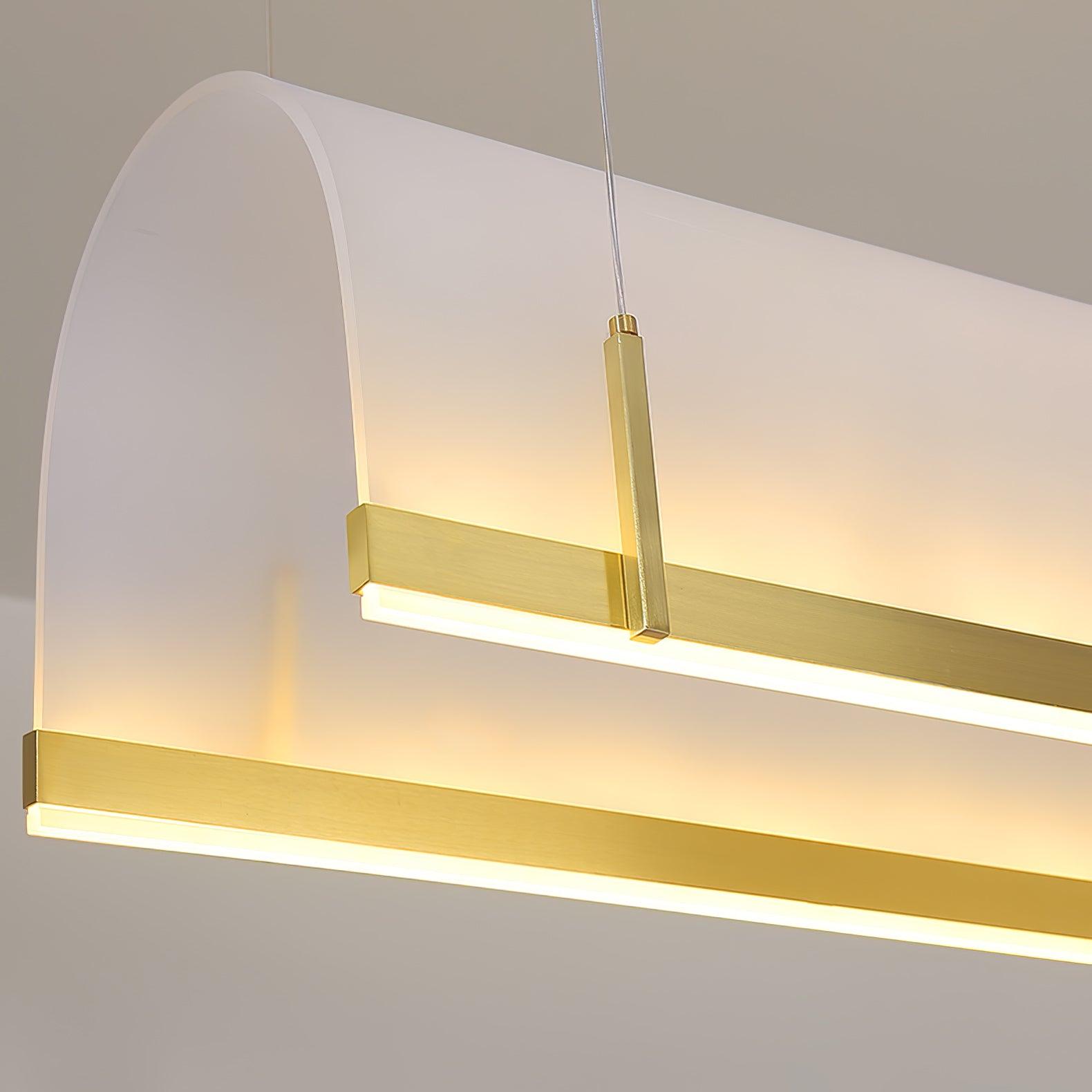 Cevinen Linear Gold Pendant Light - Letslighting