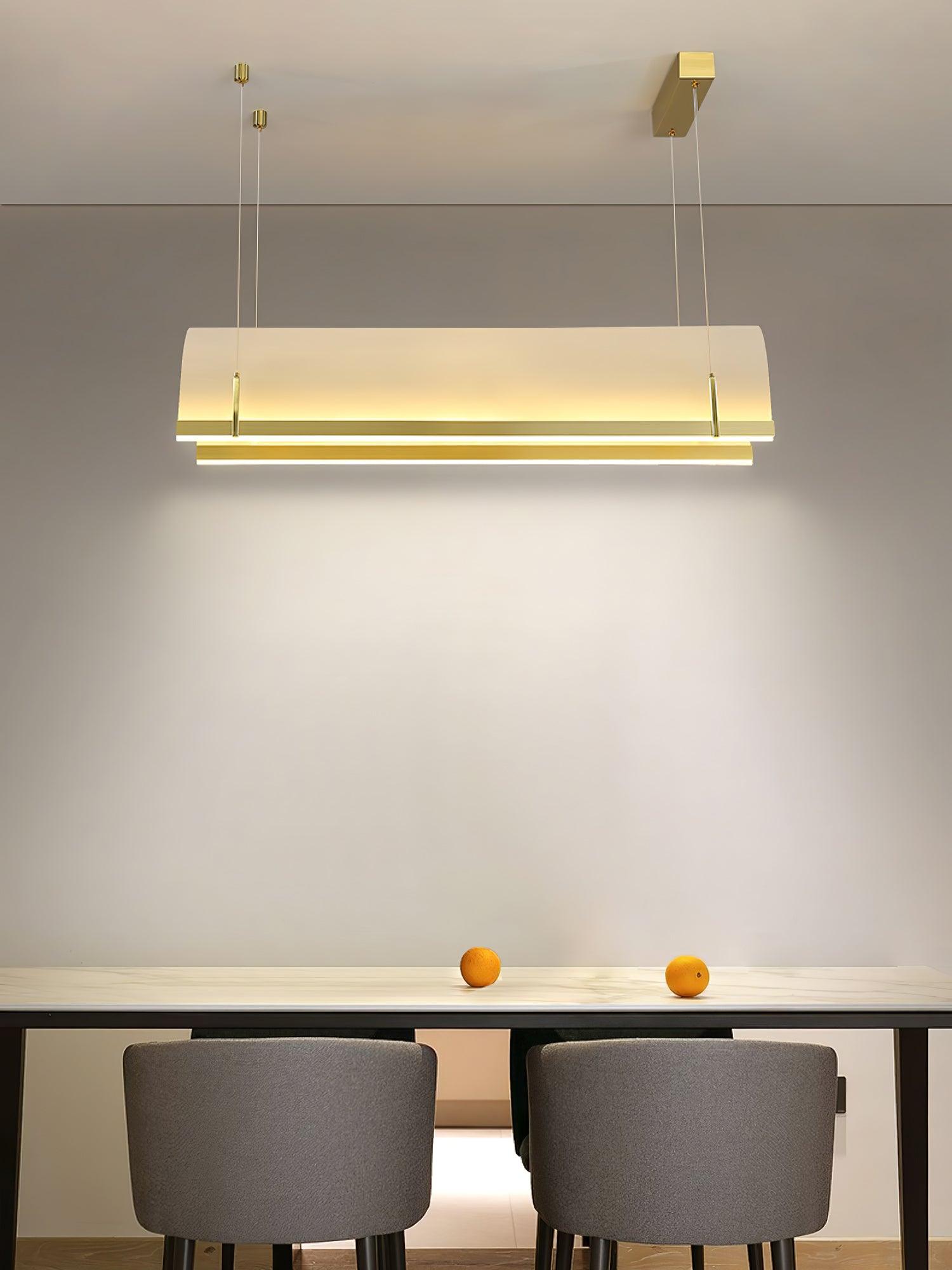 Cevinen Linear Gold Pendant Light - Letslighting