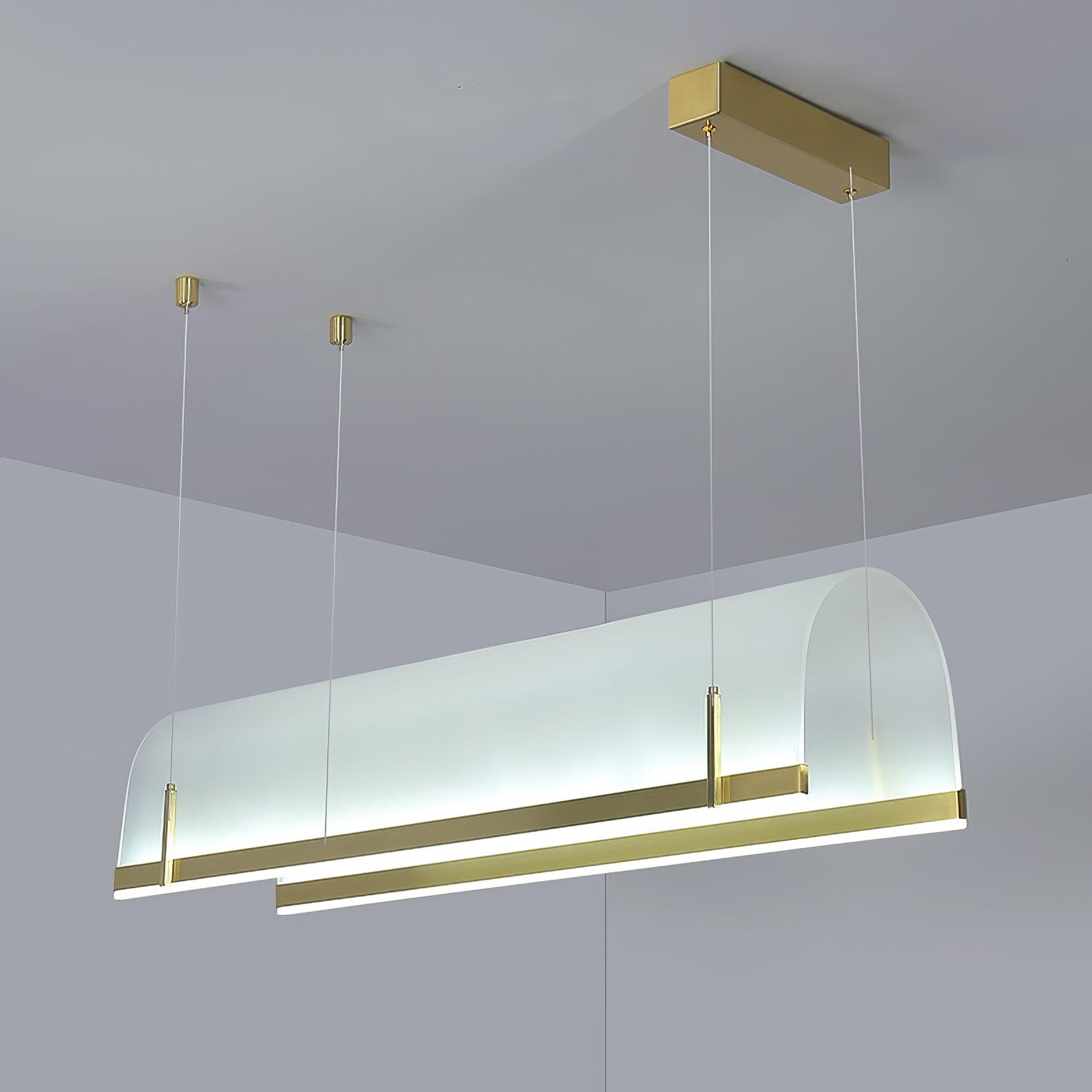 Cevinen Linear Gold Pendant Light - Letslighting