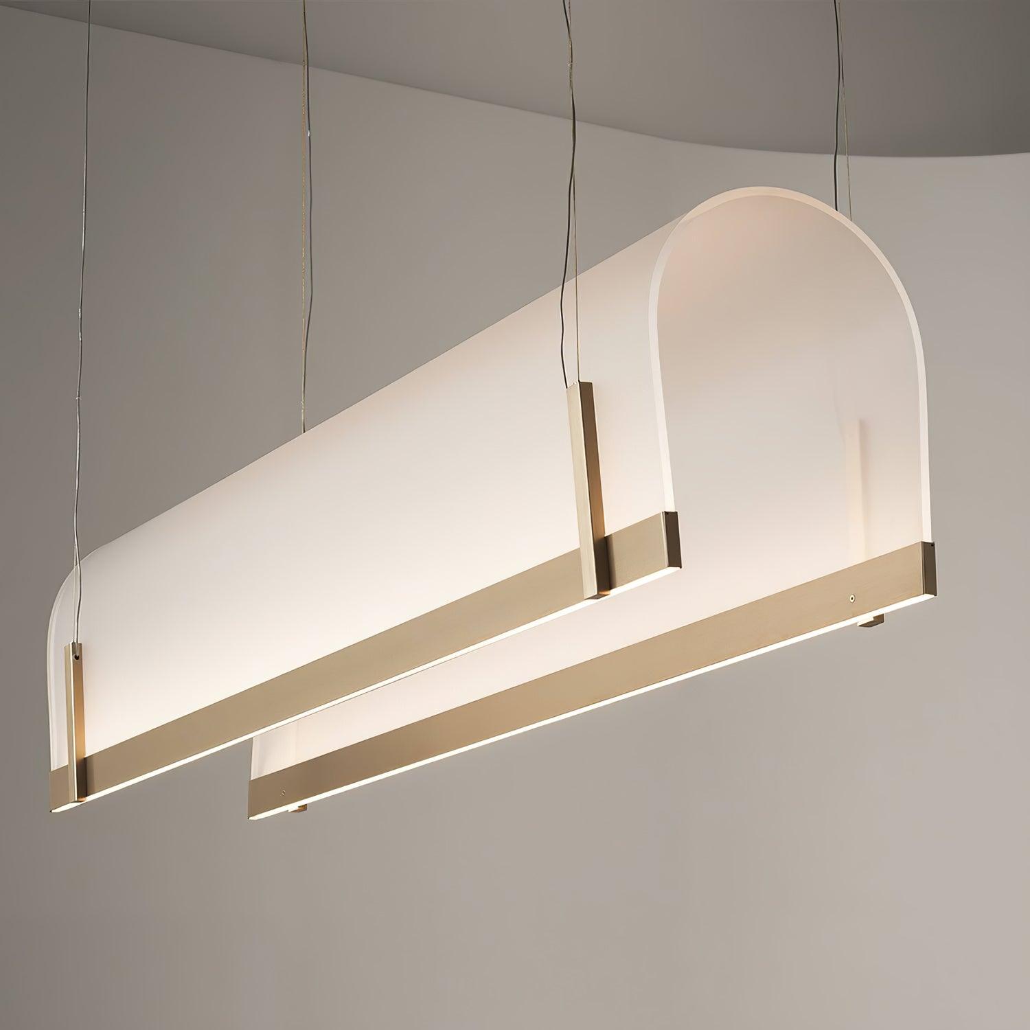 Cevinen Linear Gold Pendant Light - Letslighting