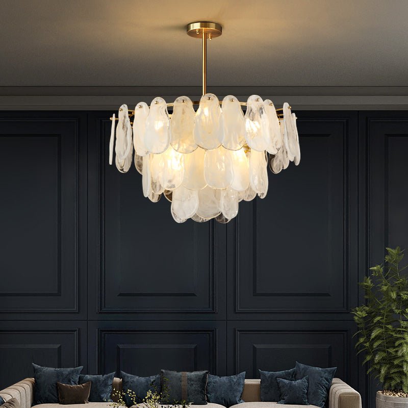 Zosolia Postmodern Luxury Round Cloud Glass Chandelier - Letslighting