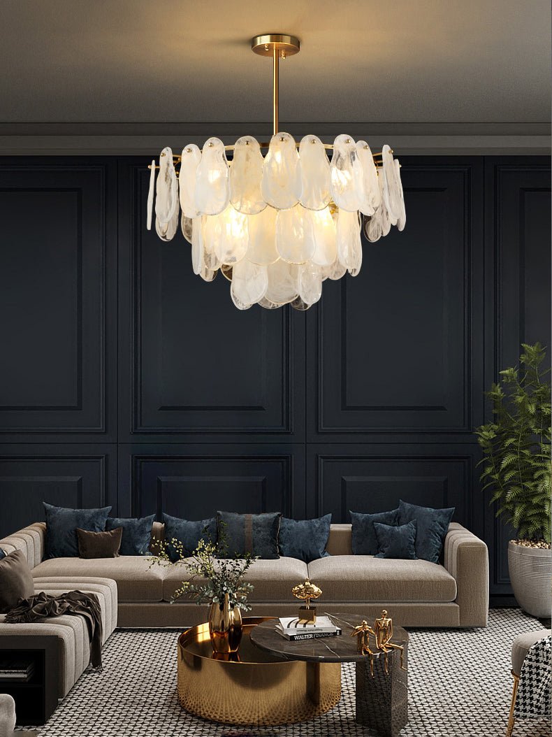 Zosolia Postmodern Luxury Round Cloud Glass Chandelier - Letslighting