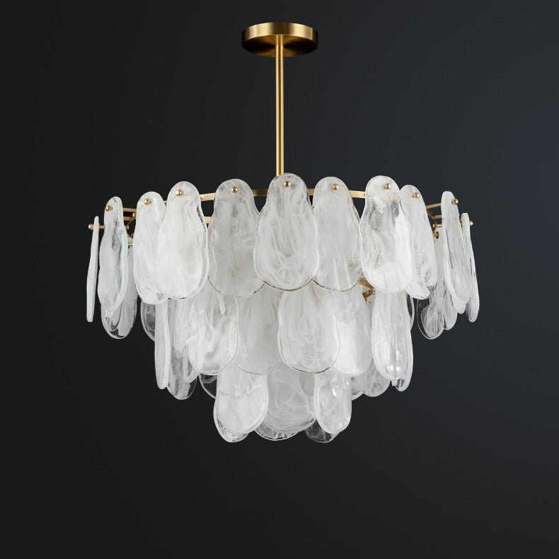 Zosolia Postmodern Luxury Round Cloud Glass Chandelier - Letslighting