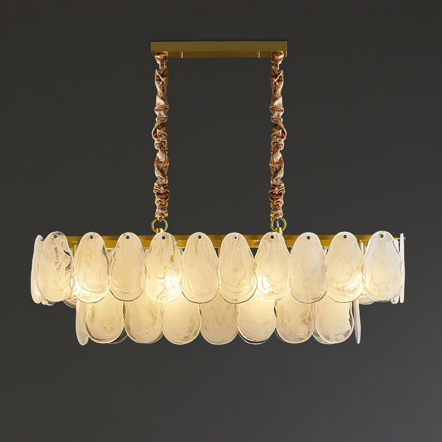 Zosolia Postmodern Luxury Round Cloud Glass Chandelier - Letslighting