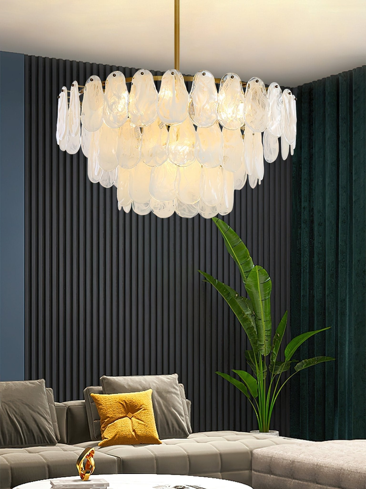 Zosolia Postmodern Luxury Round Cloud Glass Chandelier - Letslighting