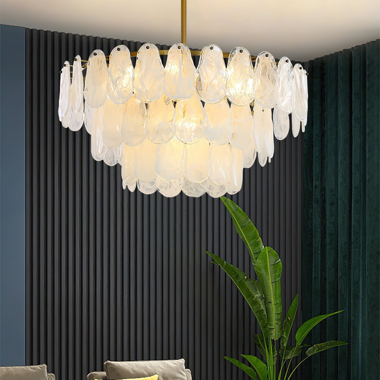 Zosolia Postmodern Luxury Round Cloud Glass Chandelier - Letslighting