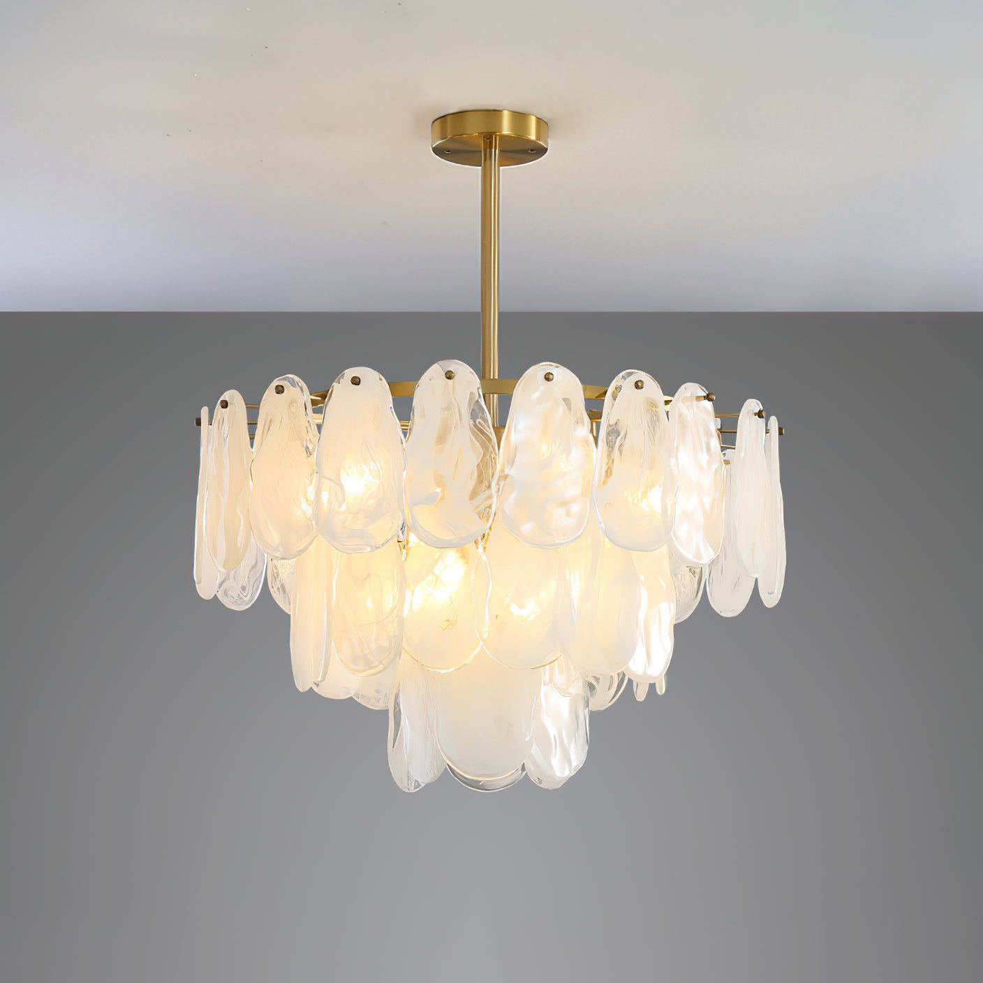 Zosolia Postmodern Luxury Round Cloud Glass Chandelier - Letslighting