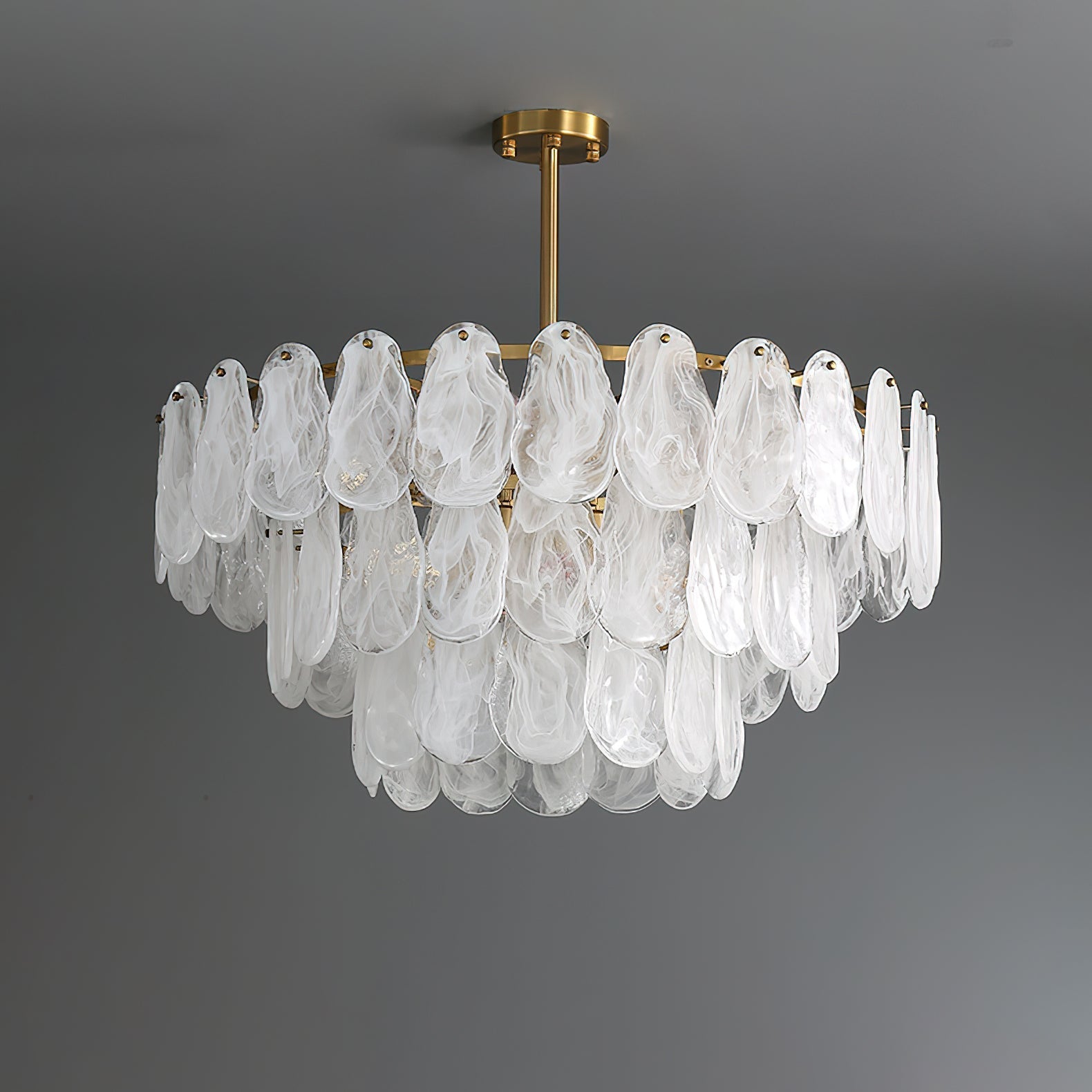 Zosolia Postmodern Luxury Round Cloud Glass Chandelier - Letslighting