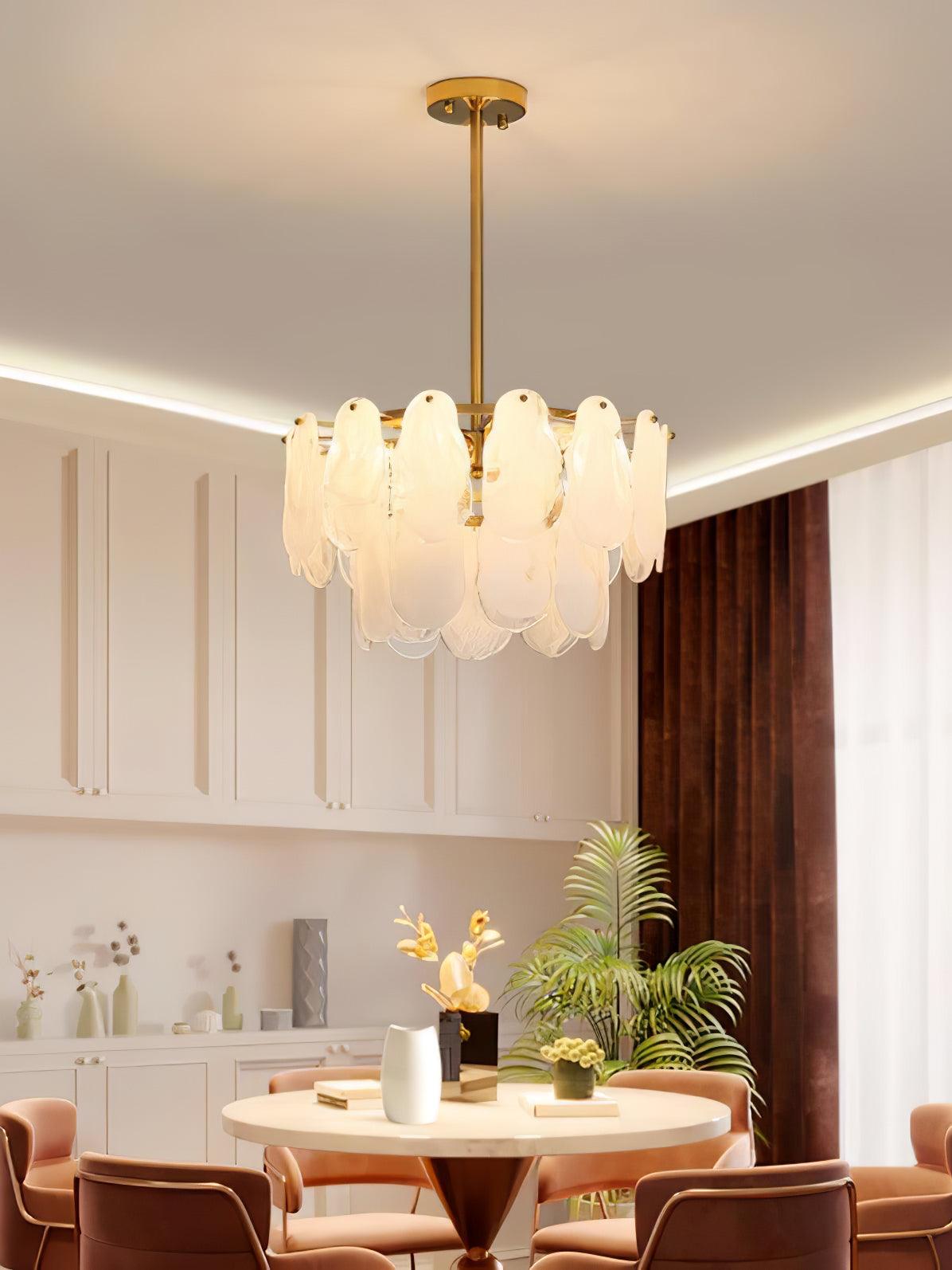Zosolia Postmodern Luxury Round Cloud Glass Chandelier - Letslighting