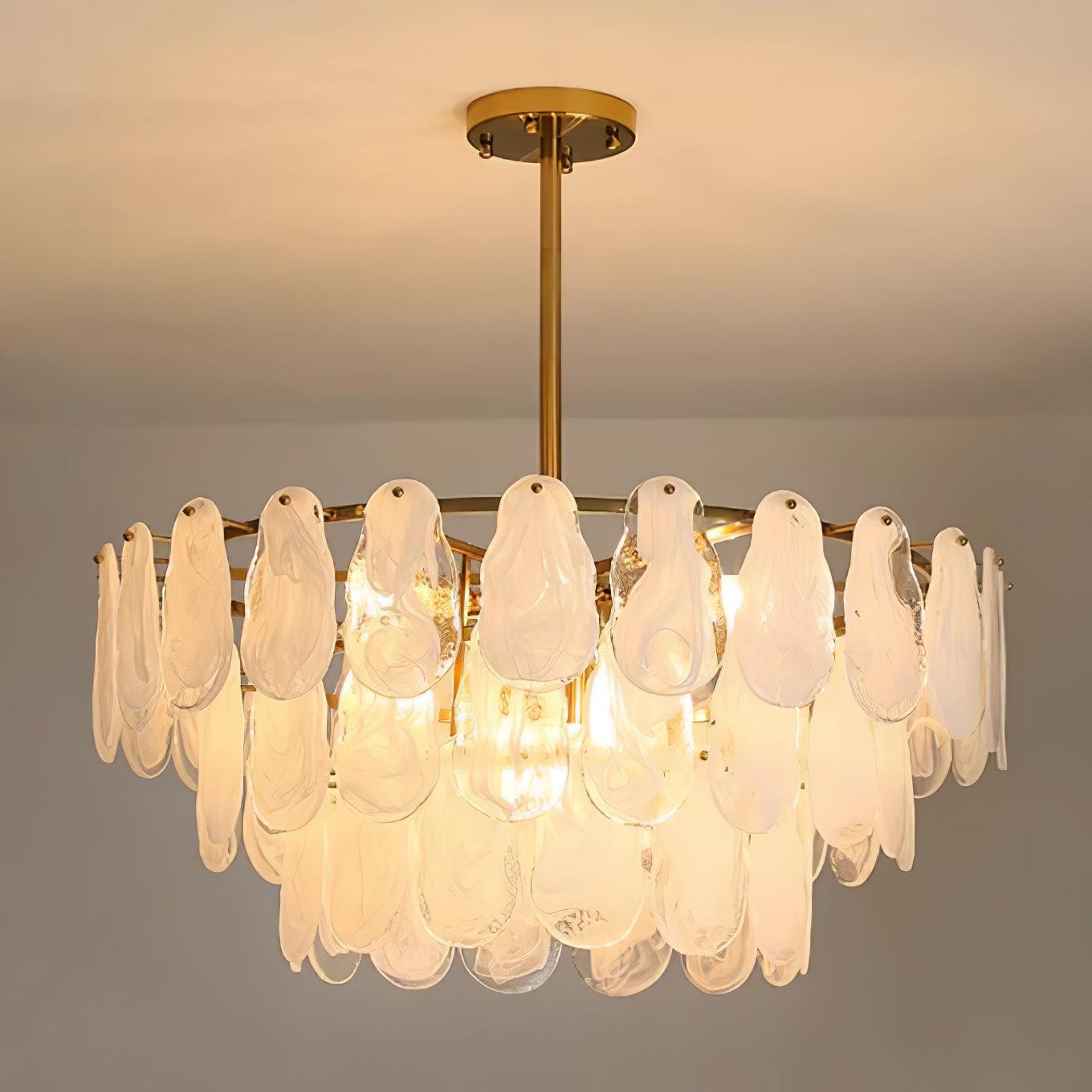 Zosolia Postmodern Luxury Round Cloud Glass Chandelier - Letslighting