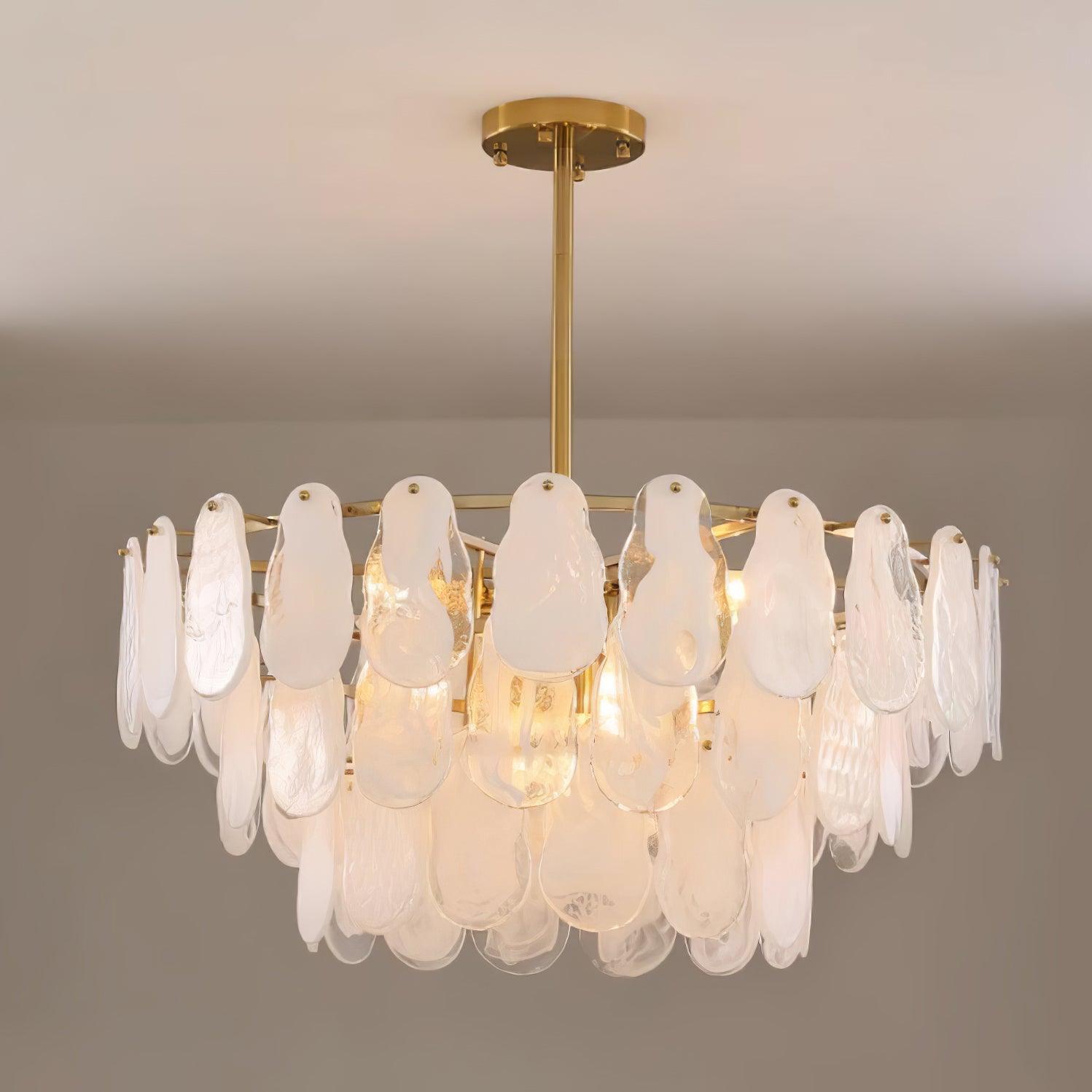 Zosolia Postmodern Luxury Round Cloud Glass Chandelier - Letslighting