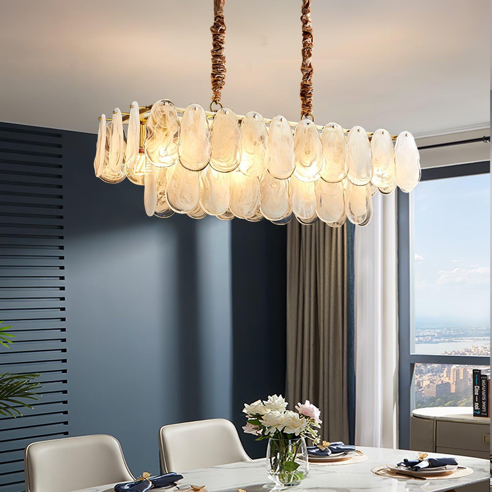 Zosolia Postmodern Luxury Round Cloud Glass Chandelier - Letslighting