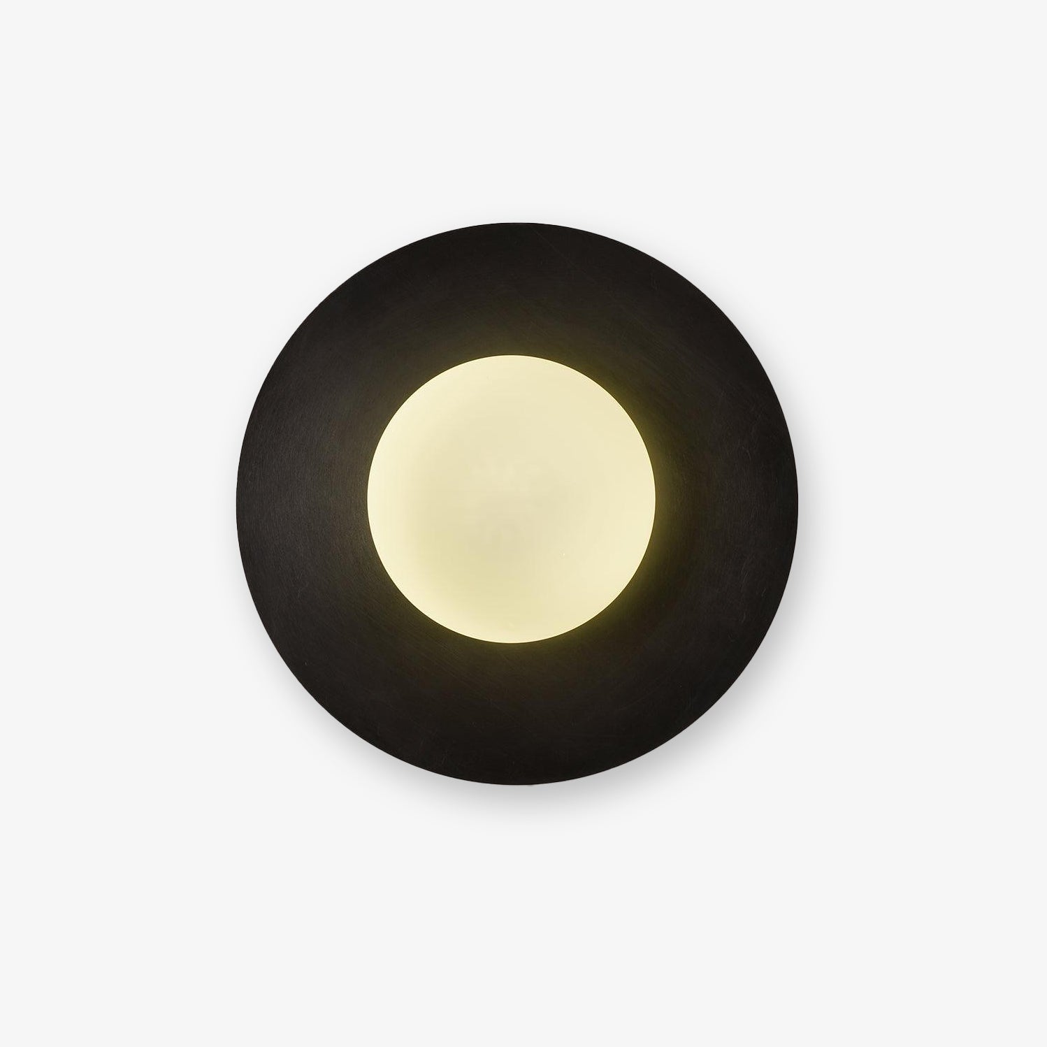 Godfrey Modern Minimalist Round Art Brass Glass Wall Lamp - Letslighting