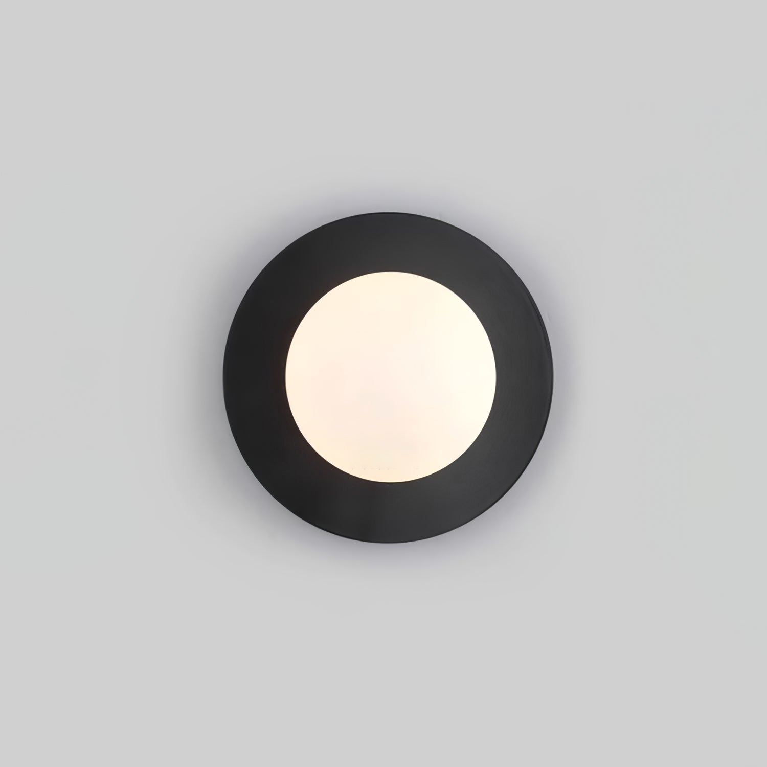 Godfrey Modern Minimalist Round Art Brass Glass Wall Lamp - Letslighting