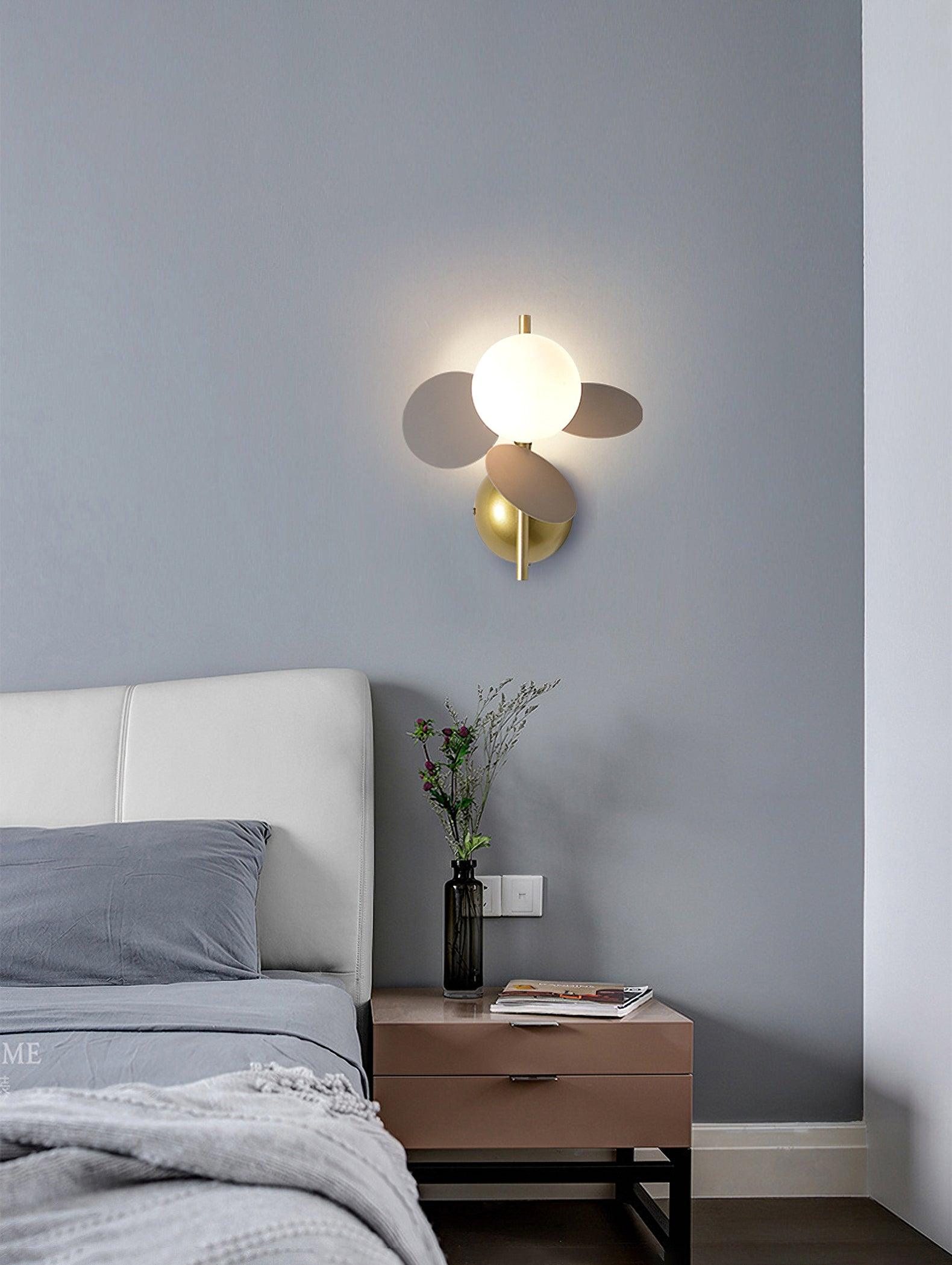 Culoren Round Nordic Art Glass Wall Lamp - Letslighting