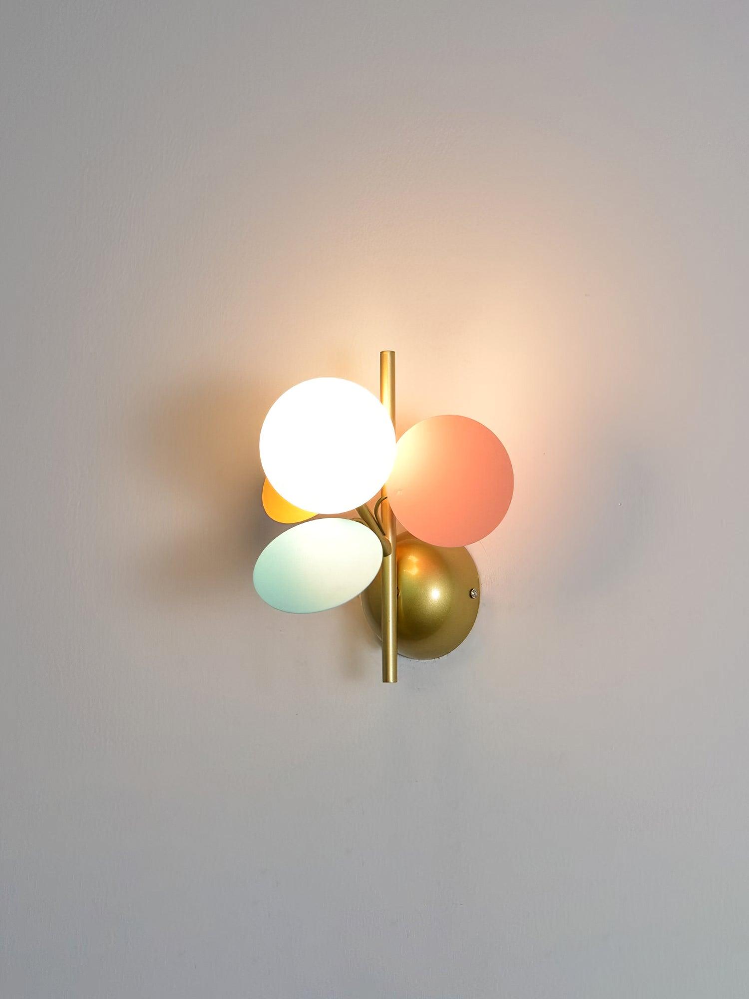 Culoren Round Nordic Art Glass Wall Lamp - Letslighting