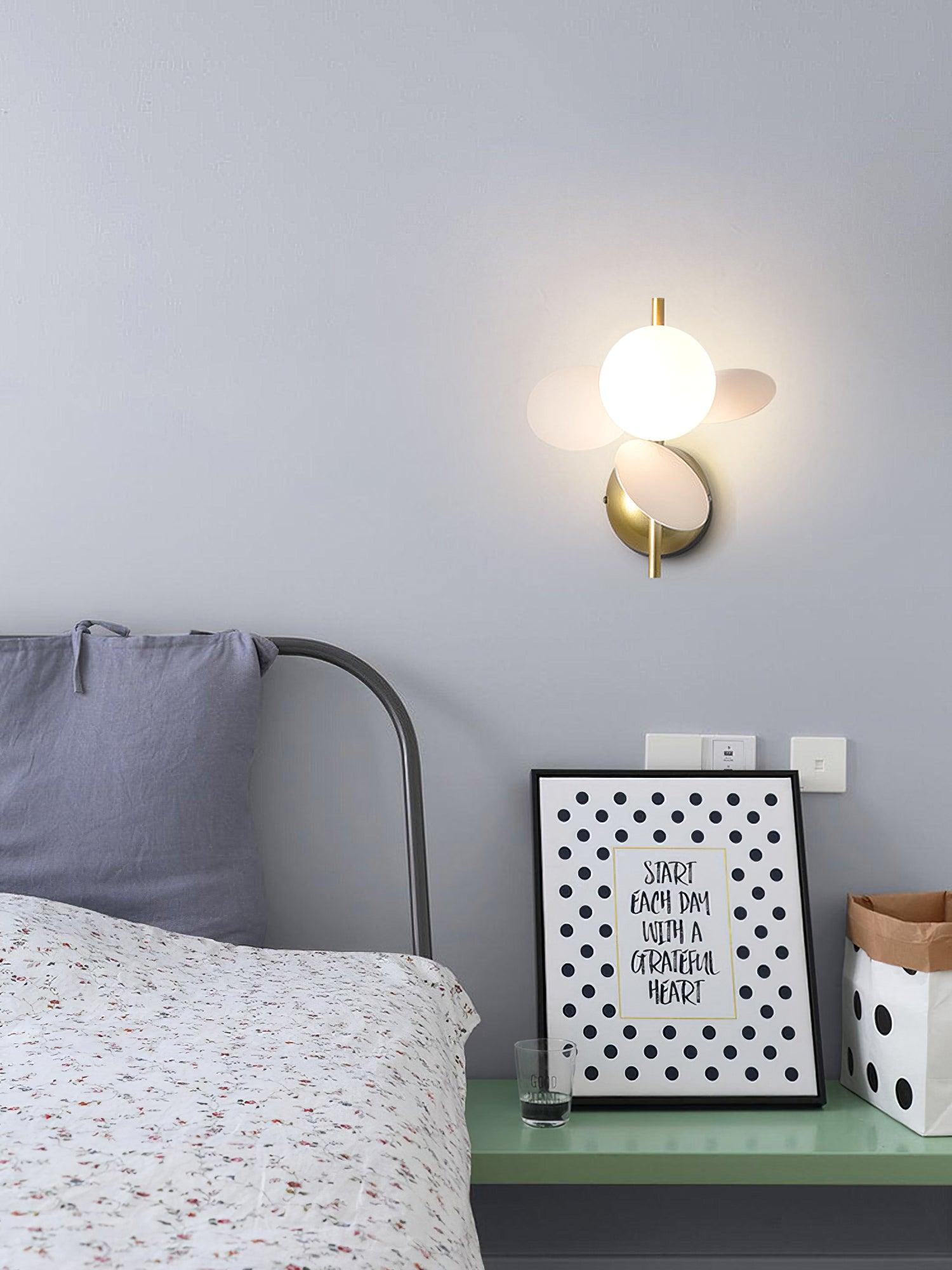 Culoren Round Nordic Art Glass Wall Lamp - Letslighting