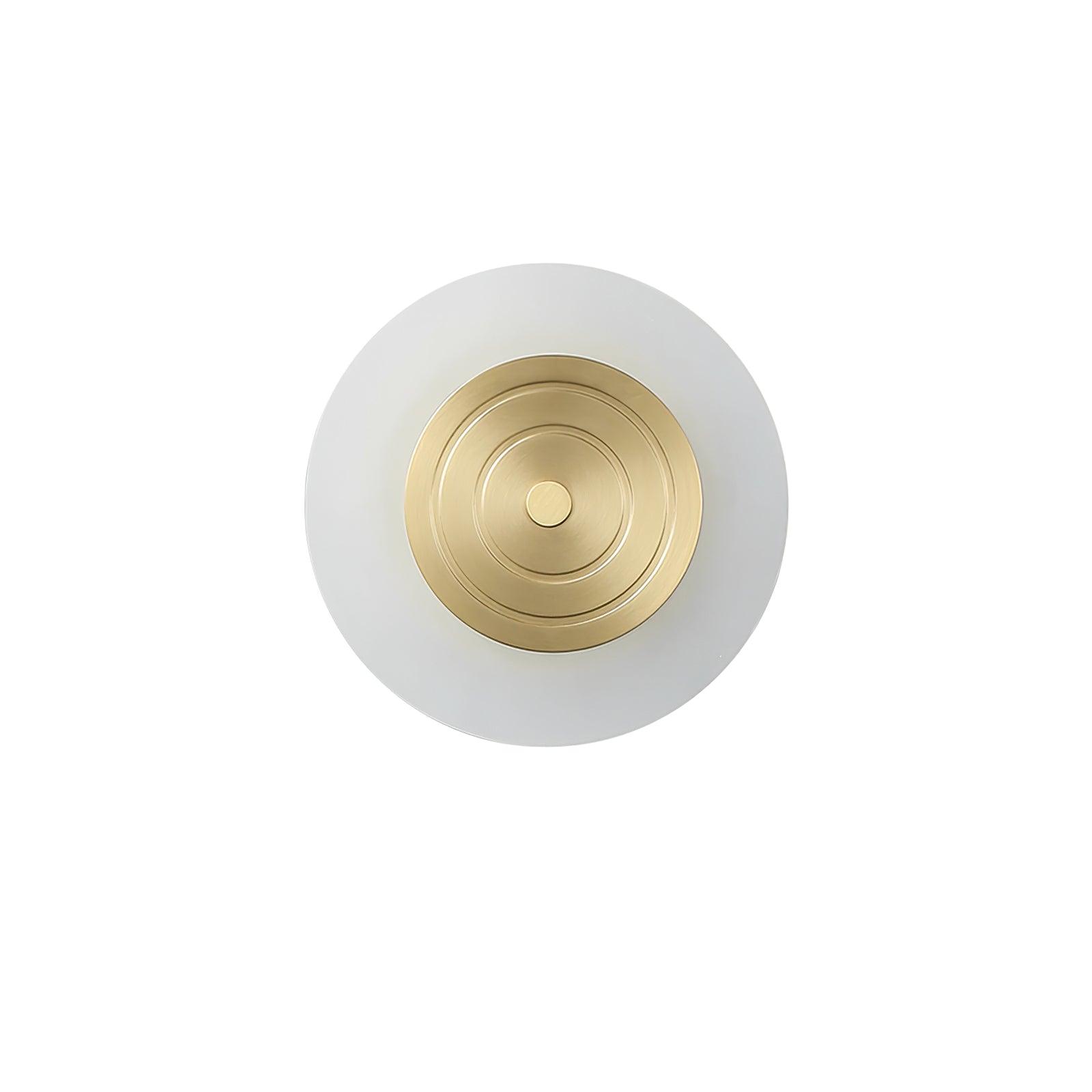 Patricia Round Moon Elegance Brass Wall Lamp - Letslighting