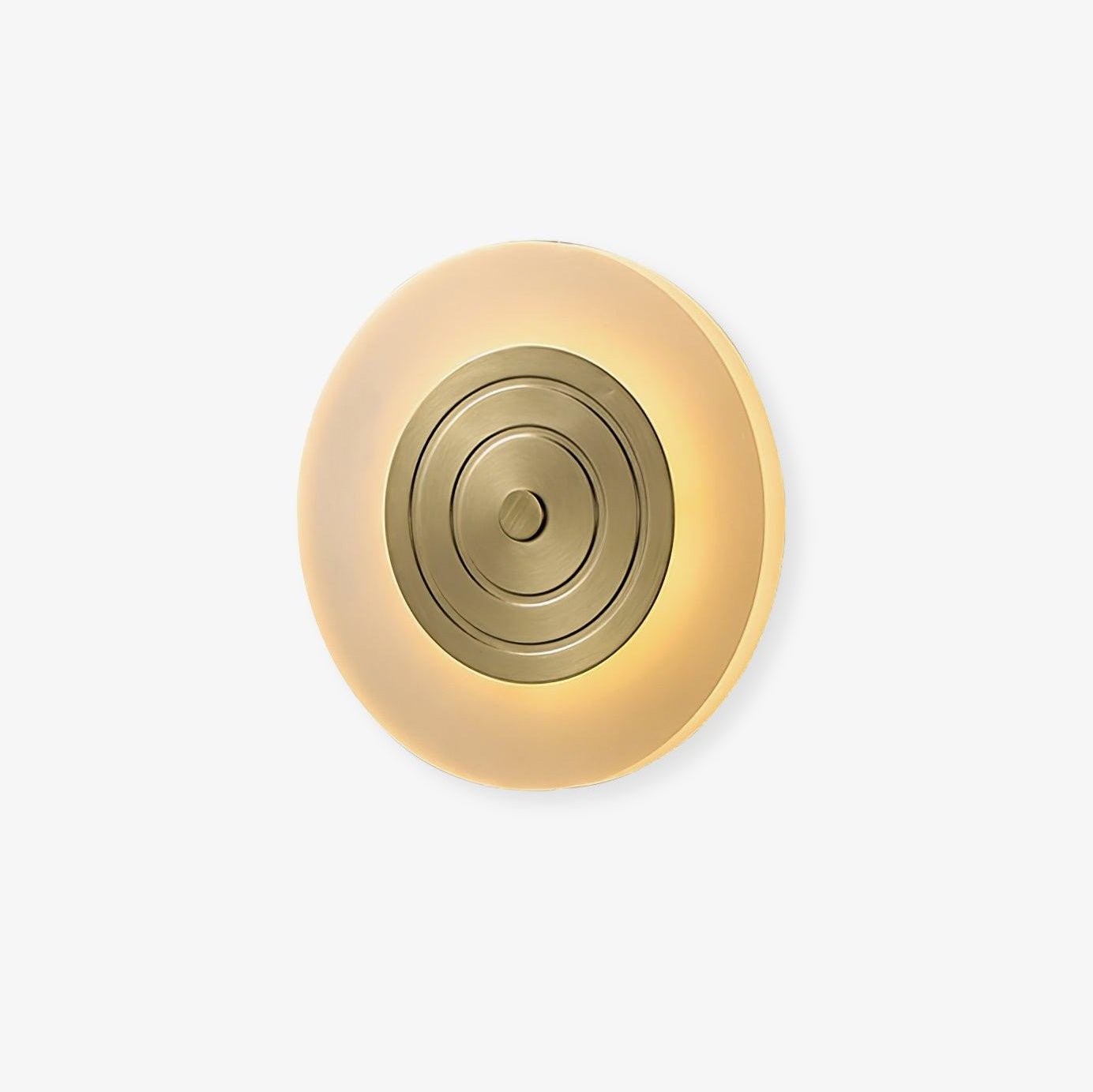Patricia Round Moon Elegance Brass Wall Lamp - Letslighting