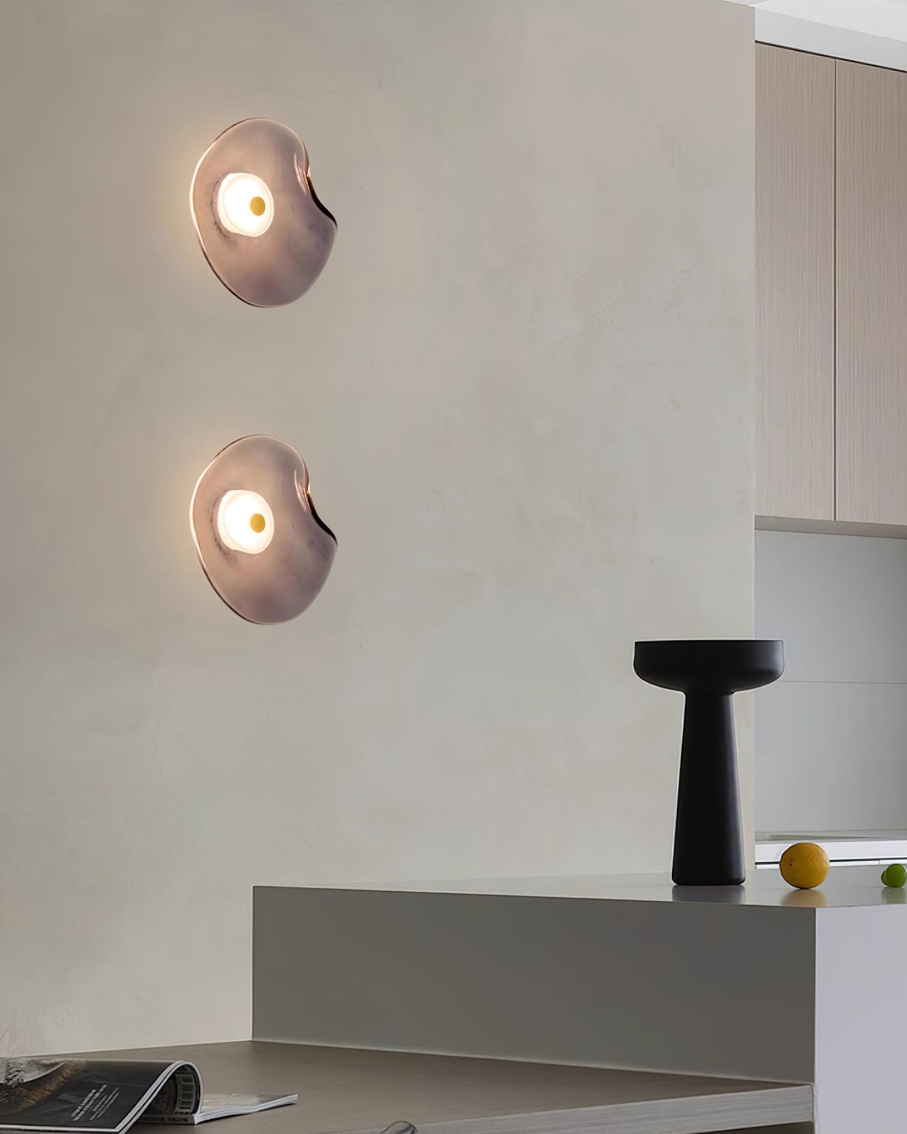 Lunara Amber Glass Ceiling Light - Letslighting