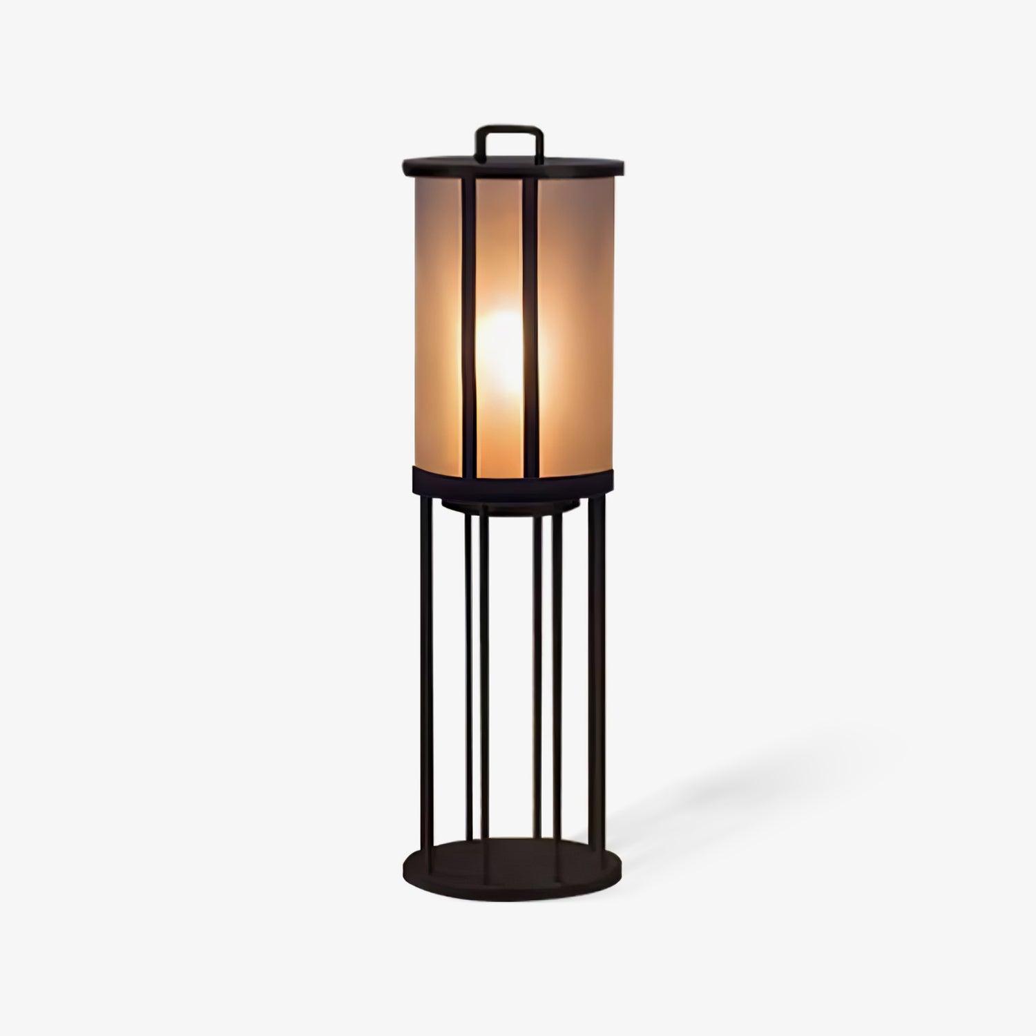 Ray Round Pillar Lantern Outdoor Light