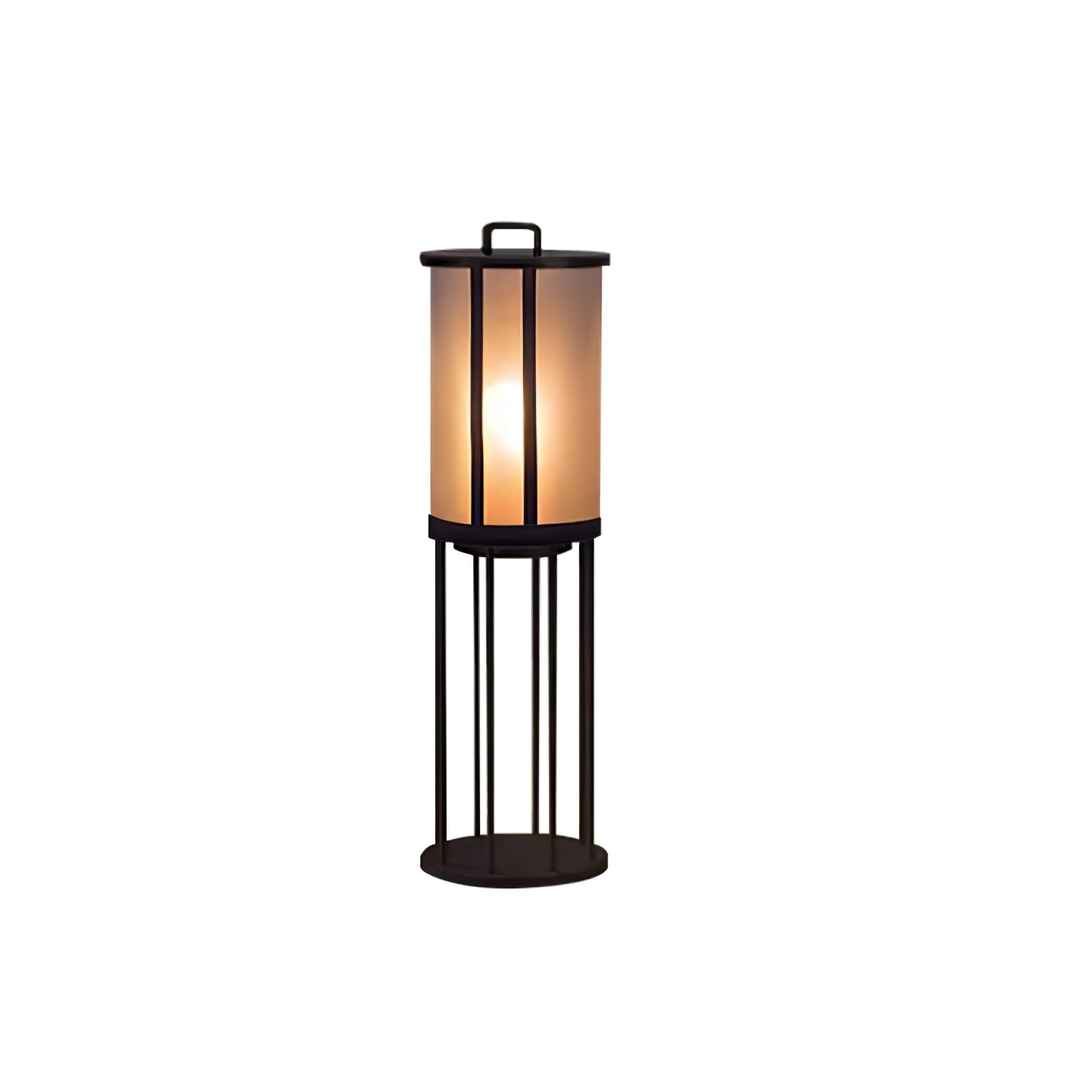 Ray Round Pillar Lantern Outdoor Light