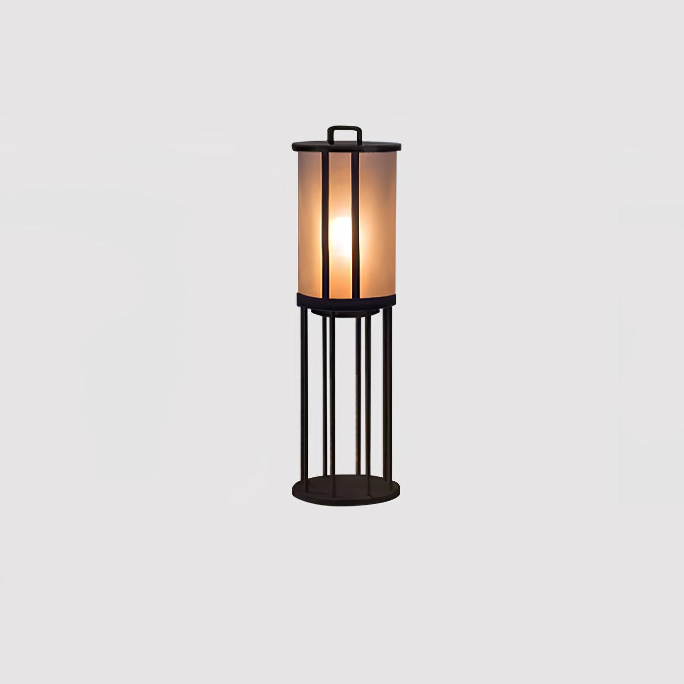 Ray Round Pillar Lantern Outdoor Light
