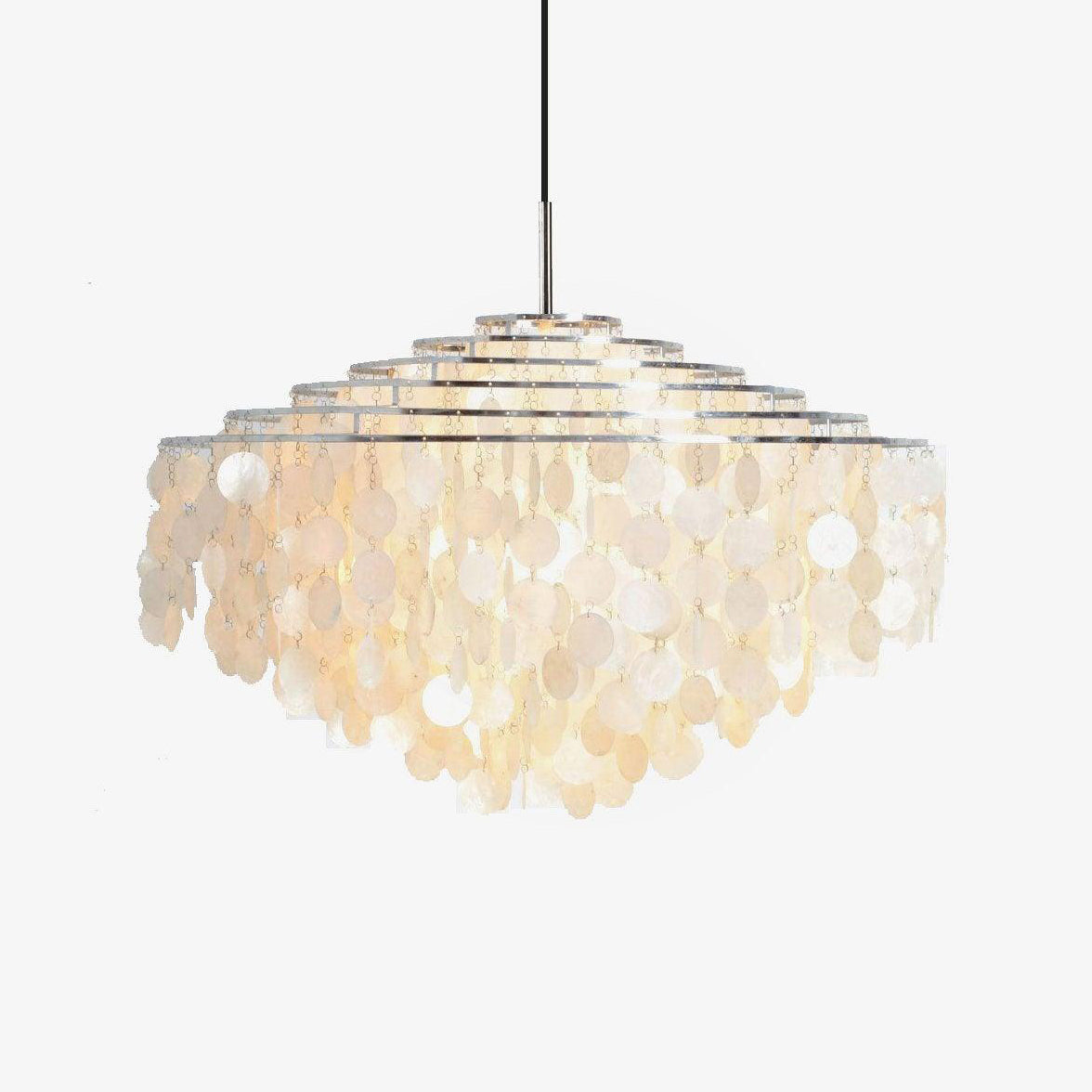 Lustra Pendant Lamp Round Shell Ring - Letslighting
