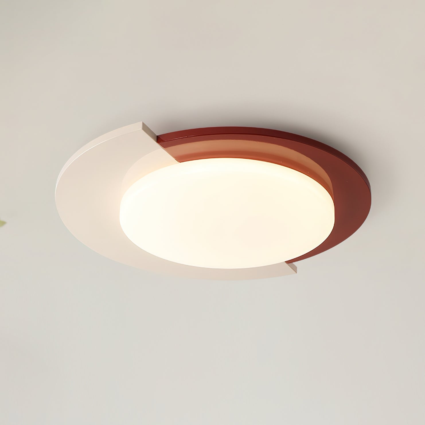 Toina Ceiling Light Round Two Tone Modern Minimalist - Letslighting