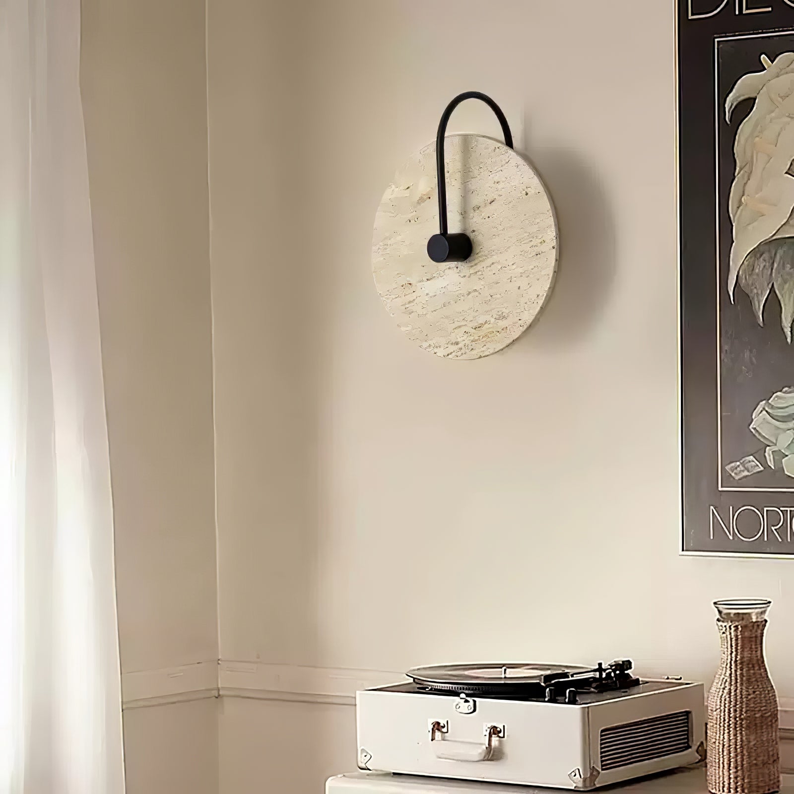 Kara Travertine Wall Light - Letslighting